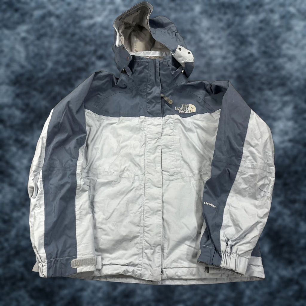 The North Face The North Face Jacket Womens Small Gray HyVent Hooded Waterproof Ski Rain Size S / US 4 / IT 40 - 1 Thumbnail