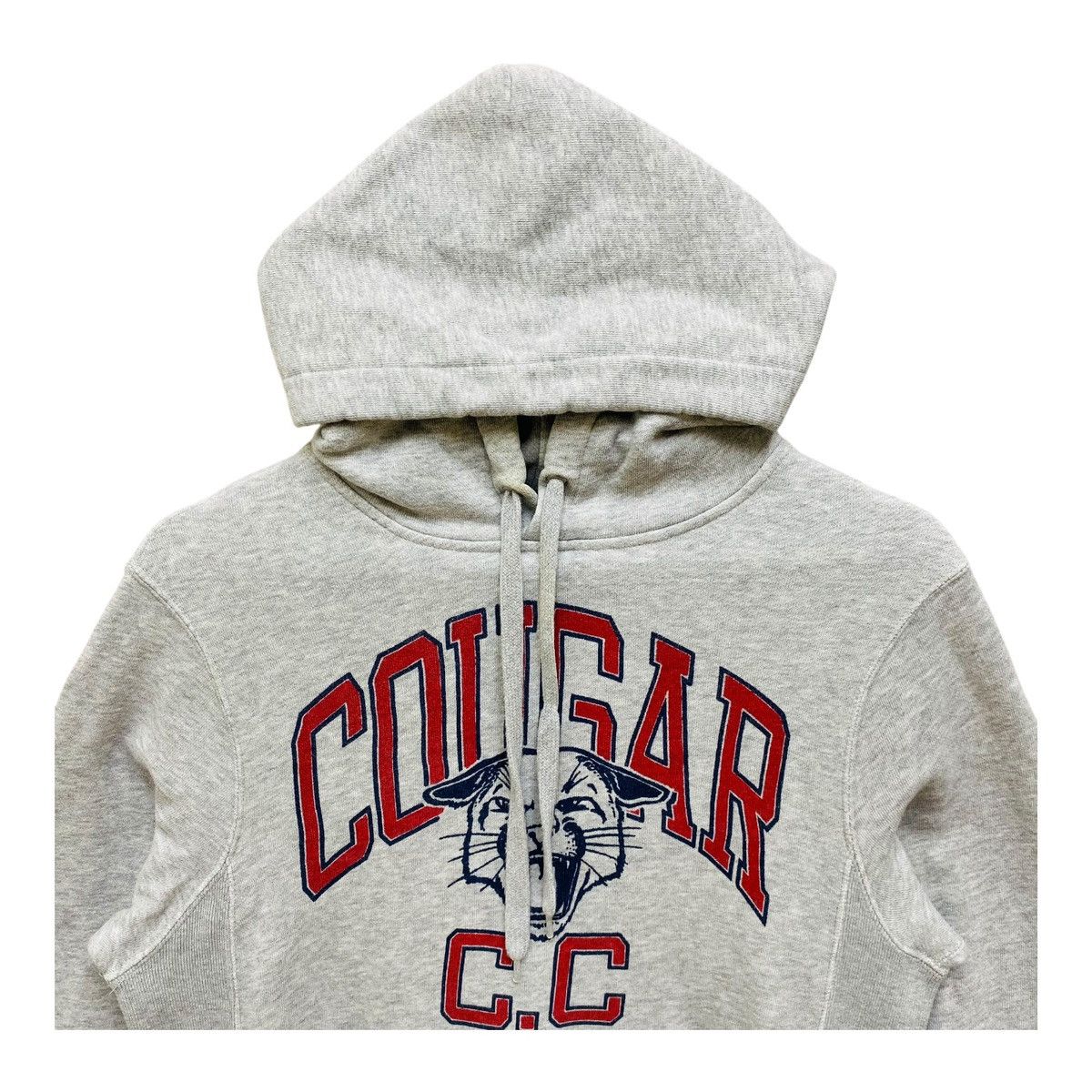 Russell Athletic Vintage Russell Athletic Hoodie Cougar CC Collegiate Grey Size US M / EU 48-50 / 2 - 2 Thumbnail