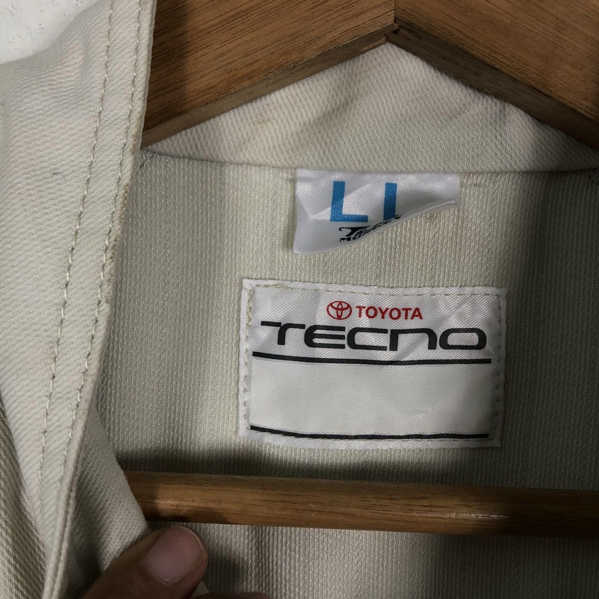 Japanese Brand 🔥90’s Vintage Coverall Work Toyota Tecno Spell Out Big Logo Size US 38 / EU 54 - 13 Thumbnail
