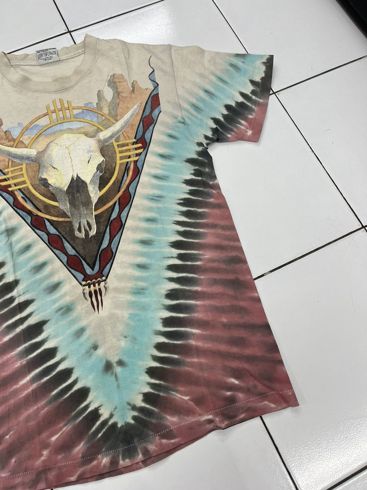 Liquid Blue vtg 1992 Liquid Blue Shirt Skull Eagle Snake Charles Campbel Size US L / EU 52-54 / 3 - 5 Thumbnail