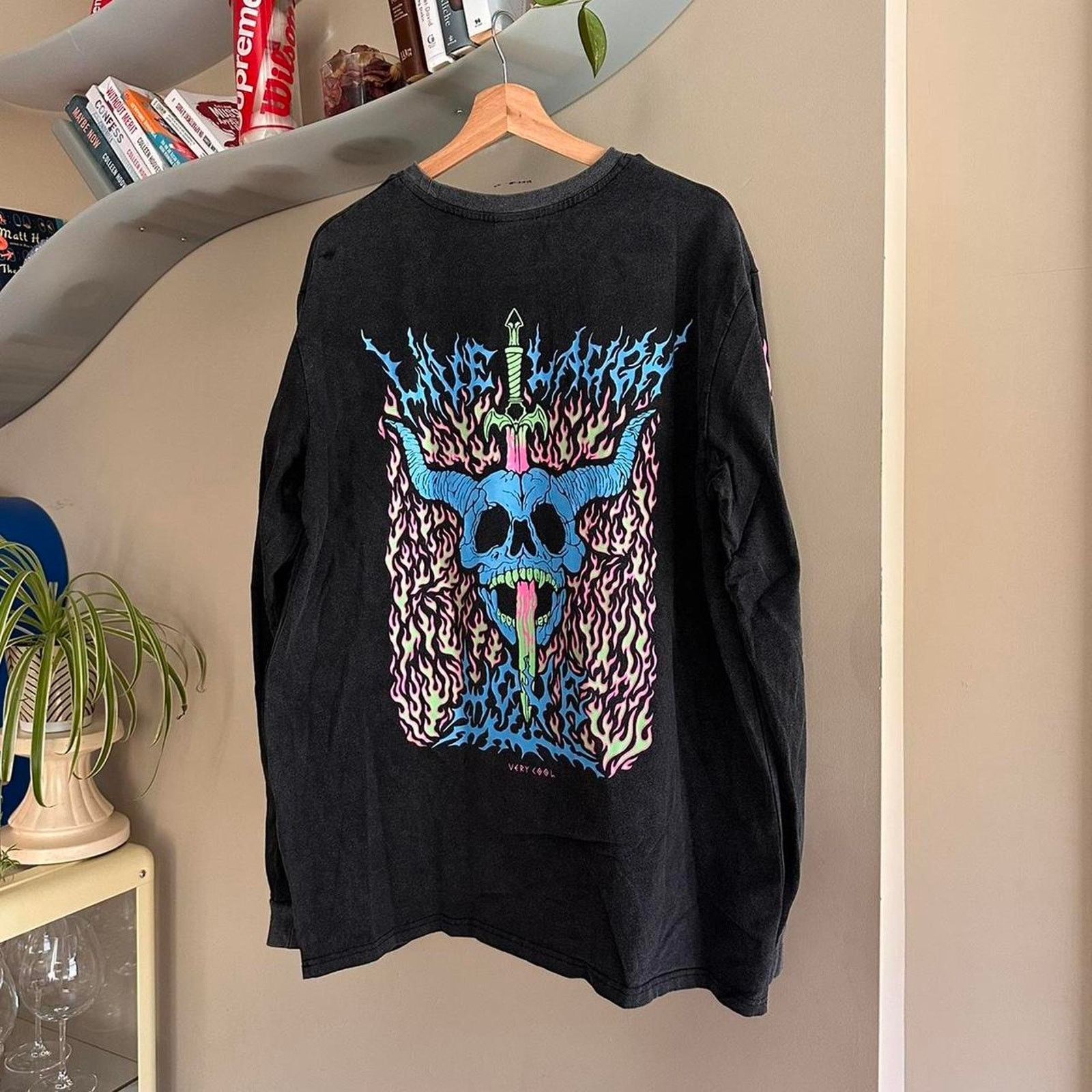Stussy × Supreme Vintage Y2K Sword Cool Long Sleeve Shirt Size US XL / EU 56 / 4 - 3 Thumbnail