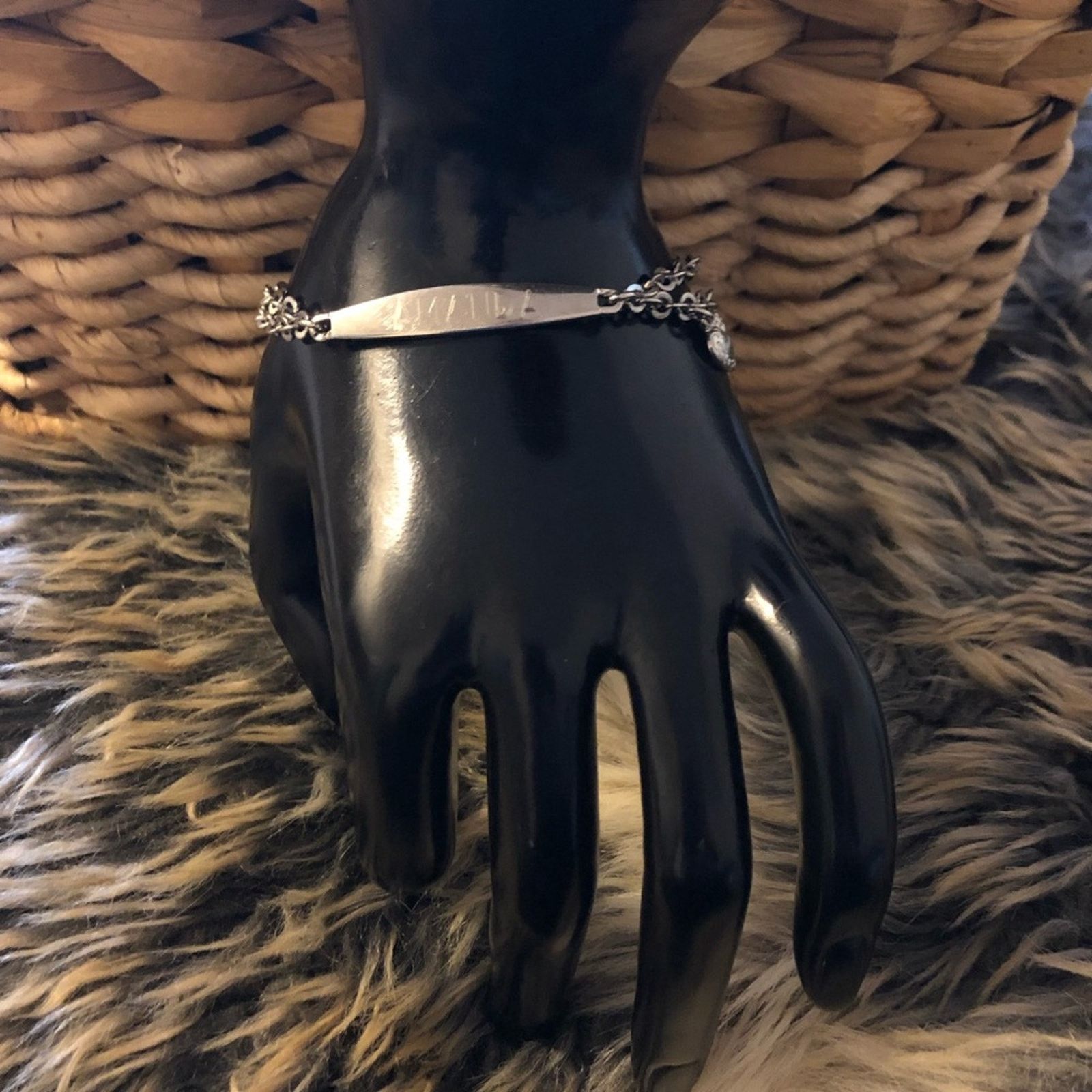 Vintage Vintage Speidel silver plated double chain “AMANDA” bracelet Size ONE SIZE - 4 Thumbnail