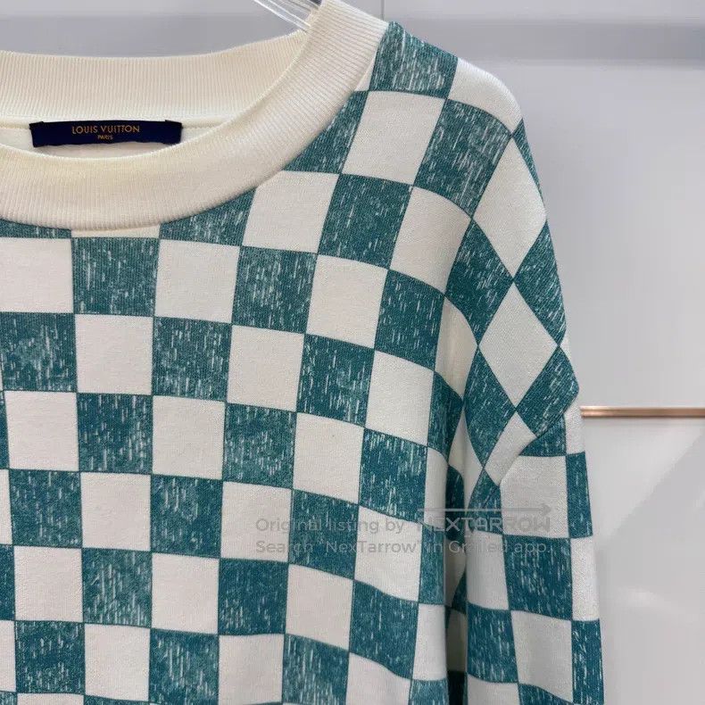 Louis Vuitton Louis Vuitton Checker Logo Casual Sweatshirt Size US XXL / EU 58 / 5 - 2 Thumbnail
