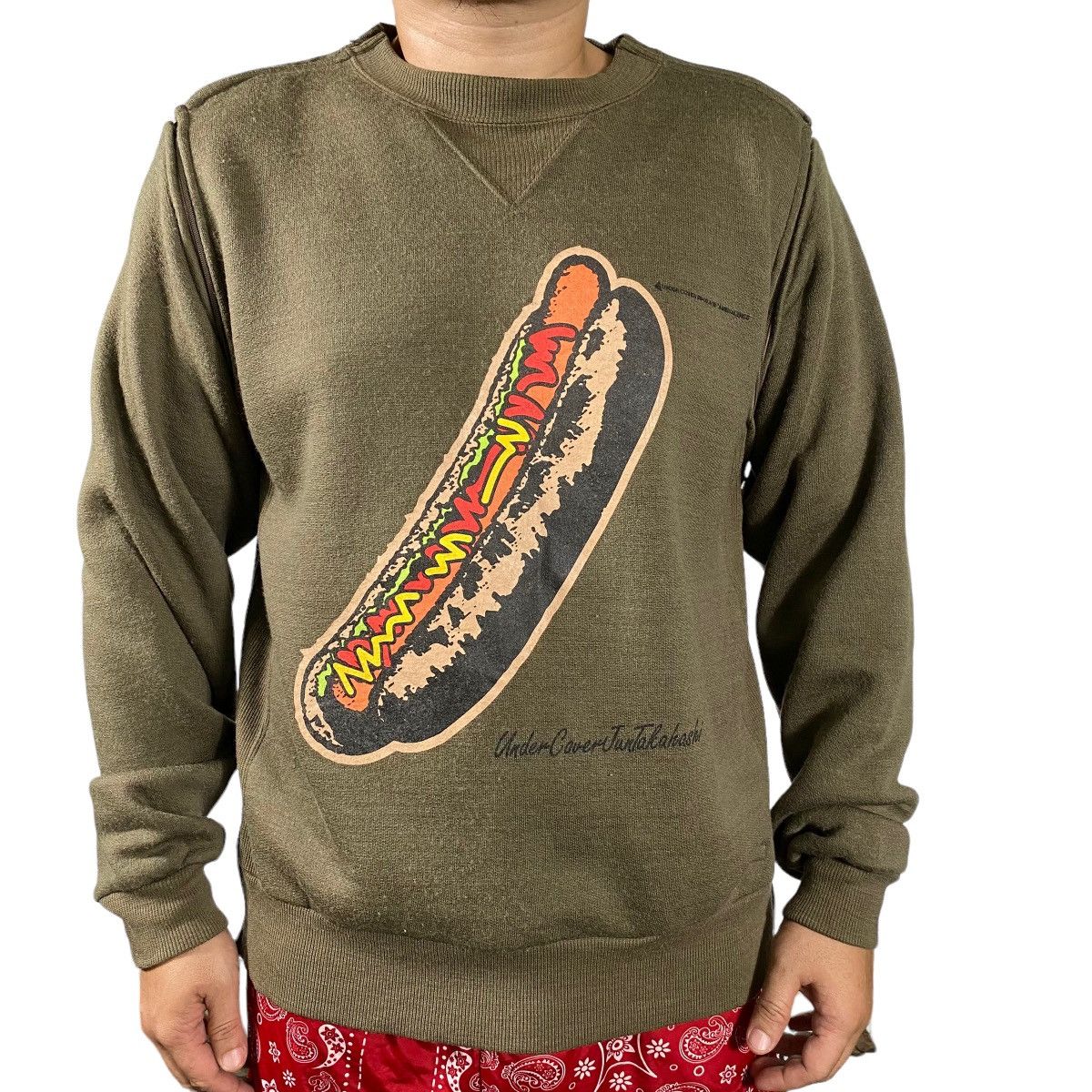 Jun Takahashi × Undercover × Vintage Undercover Small-Parts Hotdog/Glizzy Sweater AW99-00 Size US M / EU 48-50 / 2 - 25 Thumbnail