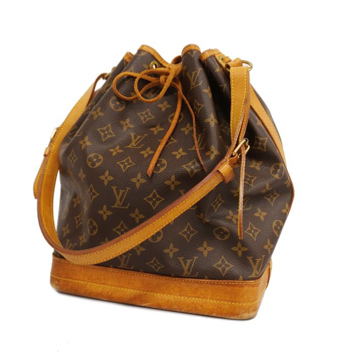 Louis Vuitton Noe GM Shoulder Bag Drawstring M42224 Monogram Brown