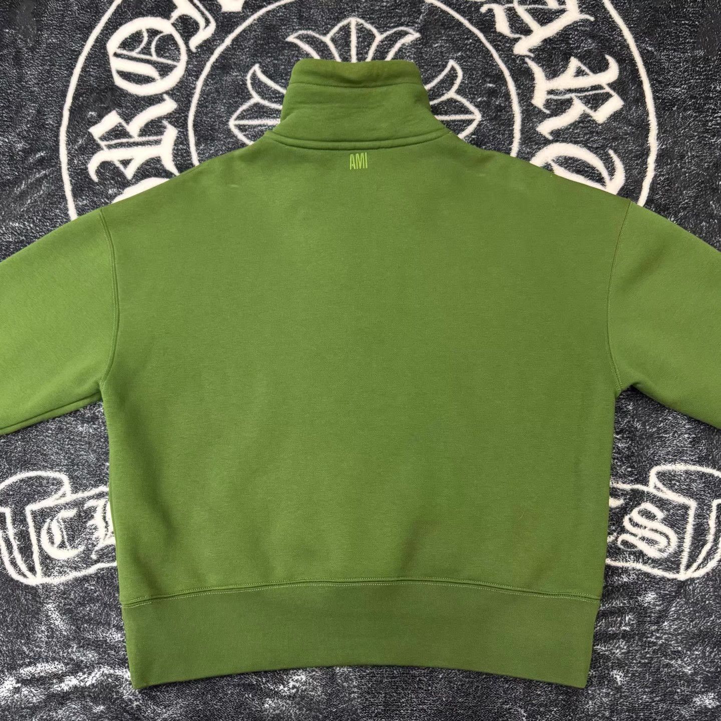 AMI AMI Green Half-Zip Sweatshirt Q10 Size US S / EU 44-46 / 1 - 3 Thumbnail