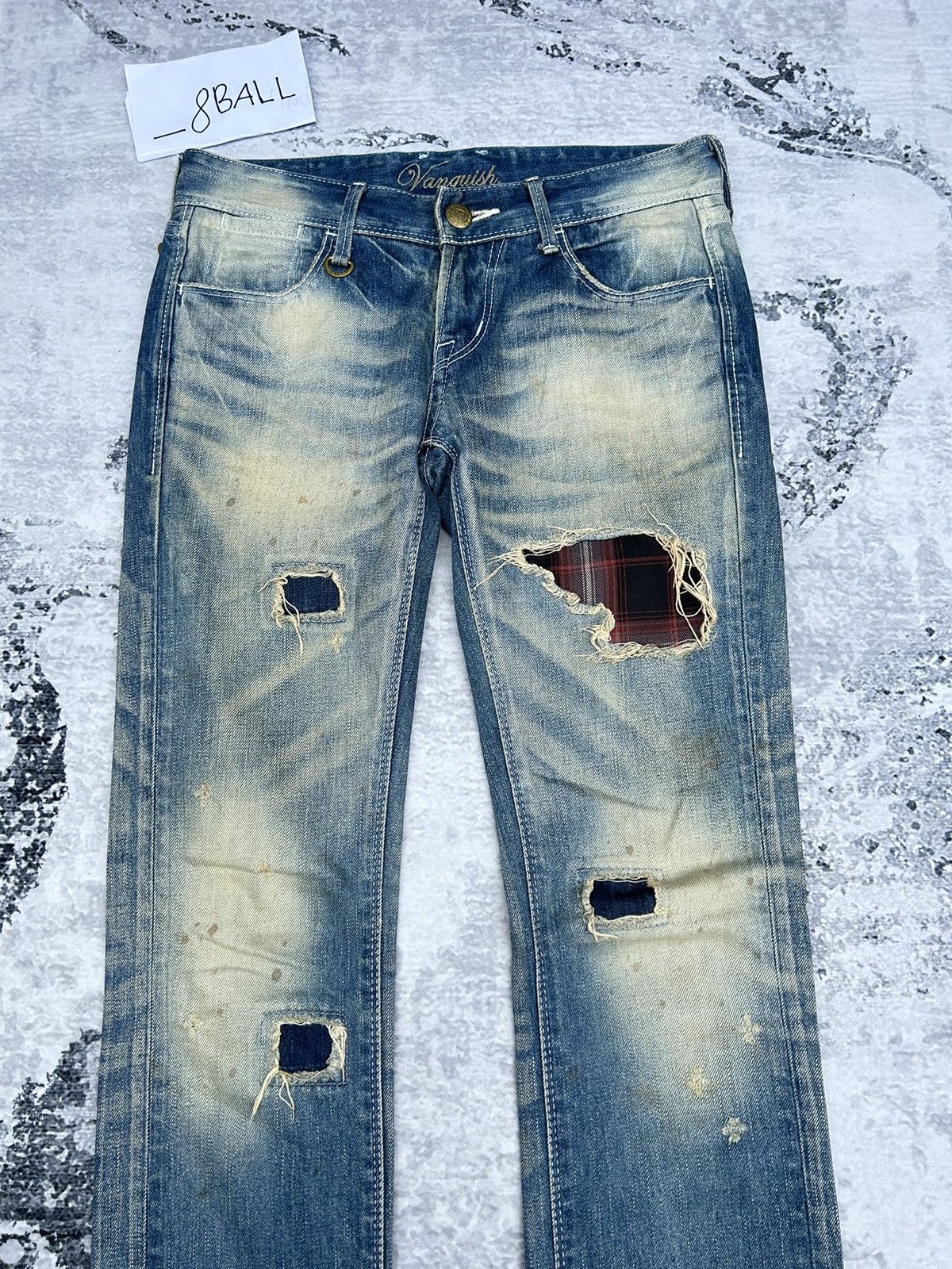 Vanquish Vanquish Distressed Jeans Size 30" / US 8 / IT 44 - 2 Thumbnail