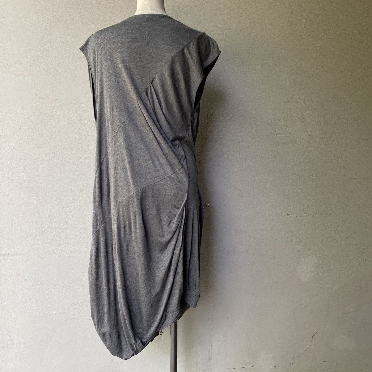 ATSURO TAYAMA A/T ATSURO TAYAMA Light Gray Panel Zip Dress Size S / US 4 / IT 40 - 3 Thumbnail