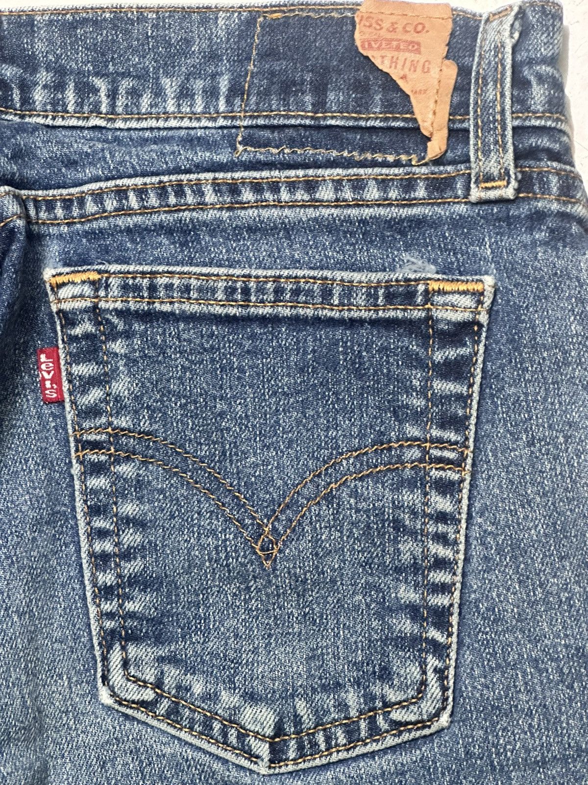 Levi's Vintage Levi’s 518 Super Low BootCut Jeans With Faded Wash Size US 31 - 8 Thumbnail