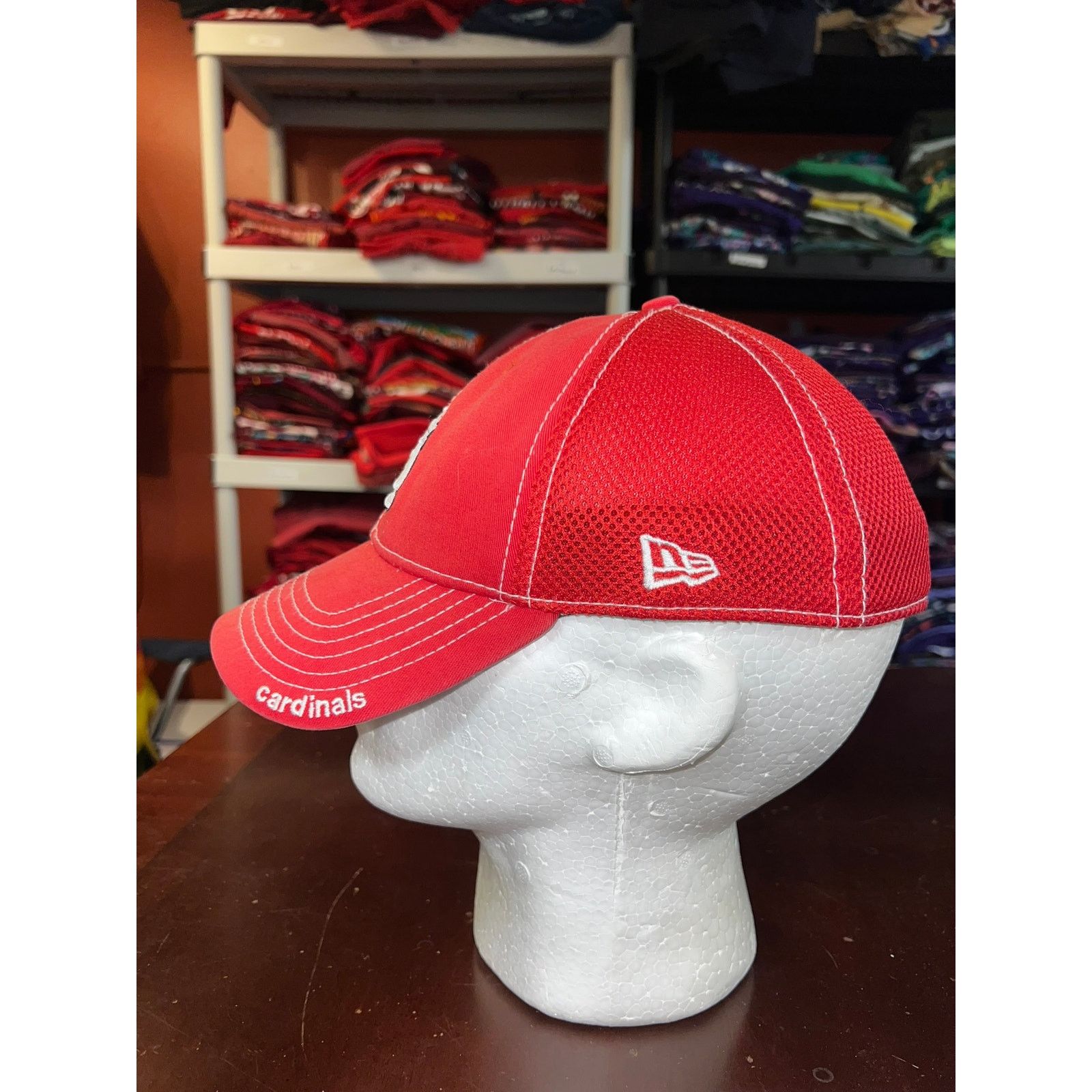 New Era St. Louis Cardinals Hat New Era MLB Baseball Fitted Red M/L Size ONE SIZE - 3 Thumbnail