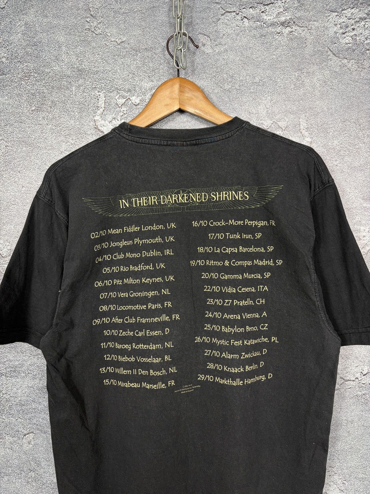 Band Tees Vintage 2002 Nile In Their Darkened Shrines Metal T-shirt Size US XL / EU 56 / 4 - 9 Thumbnail