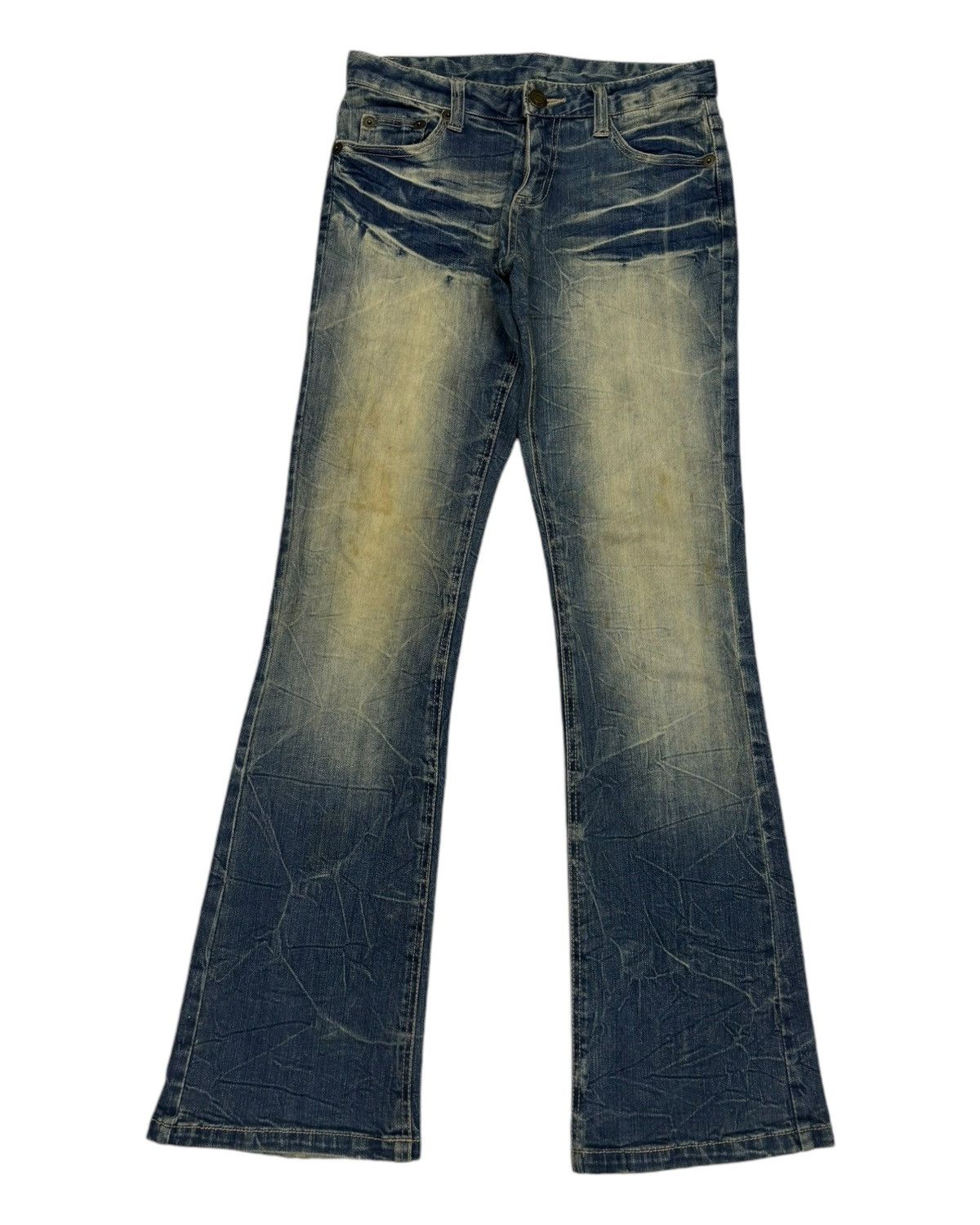 Japanese Brand Vintage Japanese Flare Jeans Bootcut Tornado Mart Style Size 28" / US 6 / IT 42 - 7 Thumbnail