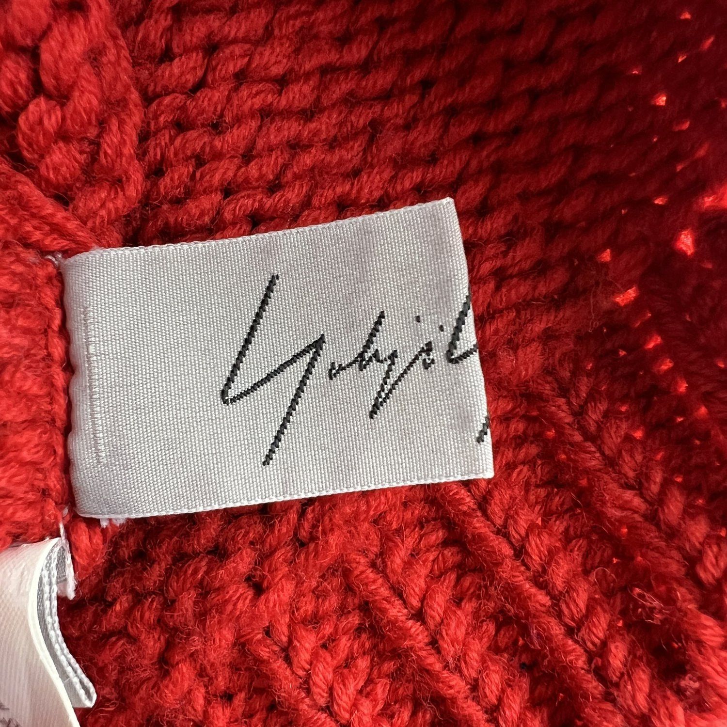 Yohji Yamamoto Yohji Yamamoto FW01 Red Turtleneck Size US L / EU 52-54 / 3 - 5 Thumbnail