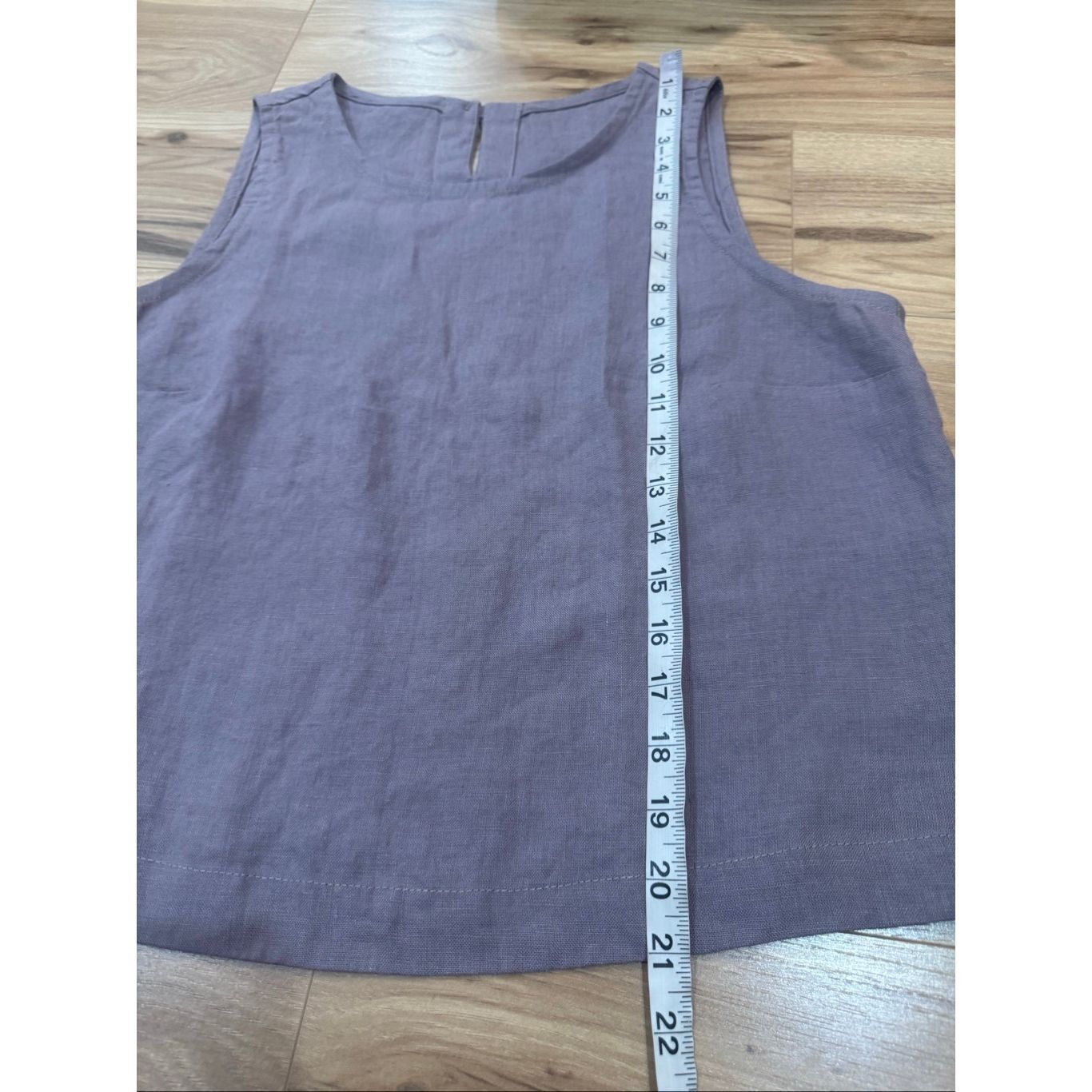 Other NotPerfectLinen new linen sleeveless Bay top caffe mocha siz Size M / US 6-8 / IT 42-44 - 4 Thumbnail