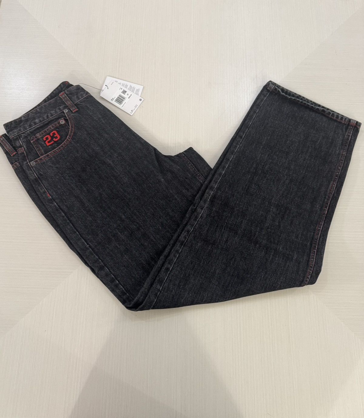 Awake NY x Jordan washed denim jeans new size 30 IN HAND - Main Image