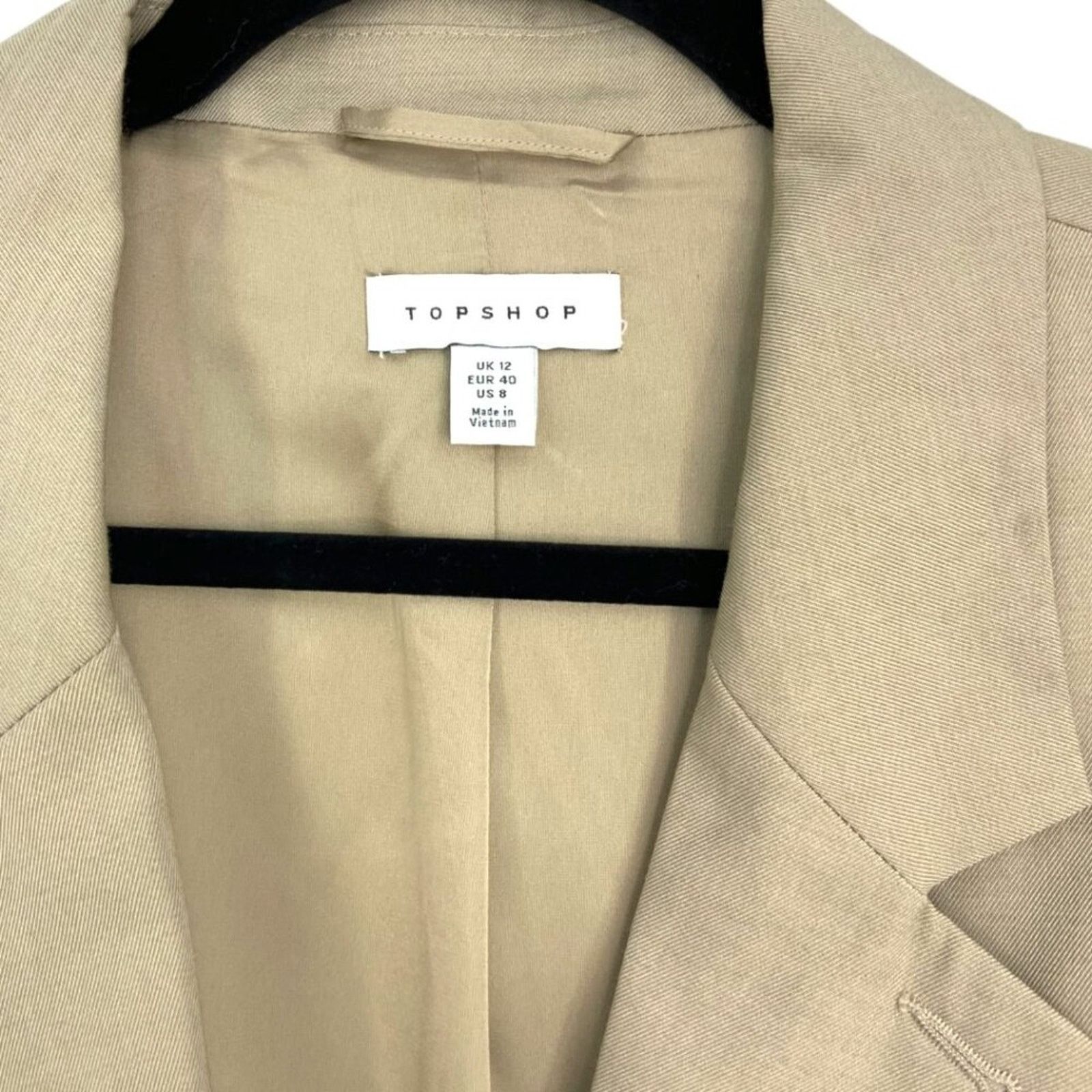 Topshop TopShop Tailored Light-weight Blazer Size 8 NWOT $119 MSRP Size M / US 6-8 / IT 42-44 - 4 Thumbnail