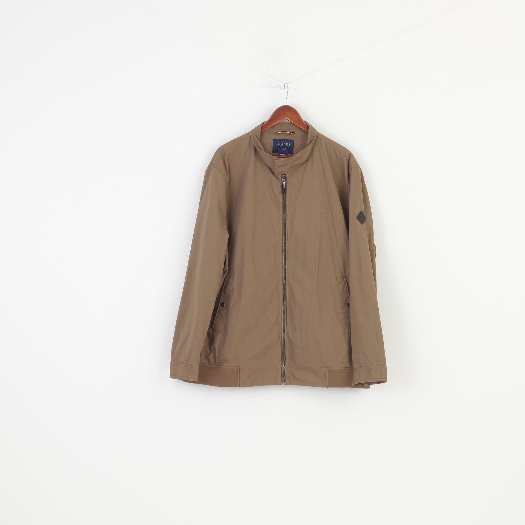 Vintage Joules Men XXL Jacket Brown Full Zipper Pockets 1531 Size US XXL / EU 58 / 5 - 2 Thumbnail