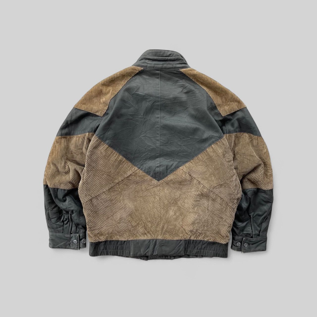 Japanese Brand G.Gellan Europe Corduroy Patchwork Jacket Issey miyake style Size US L / EU 52-54 / 3 - 4 Thumbnail