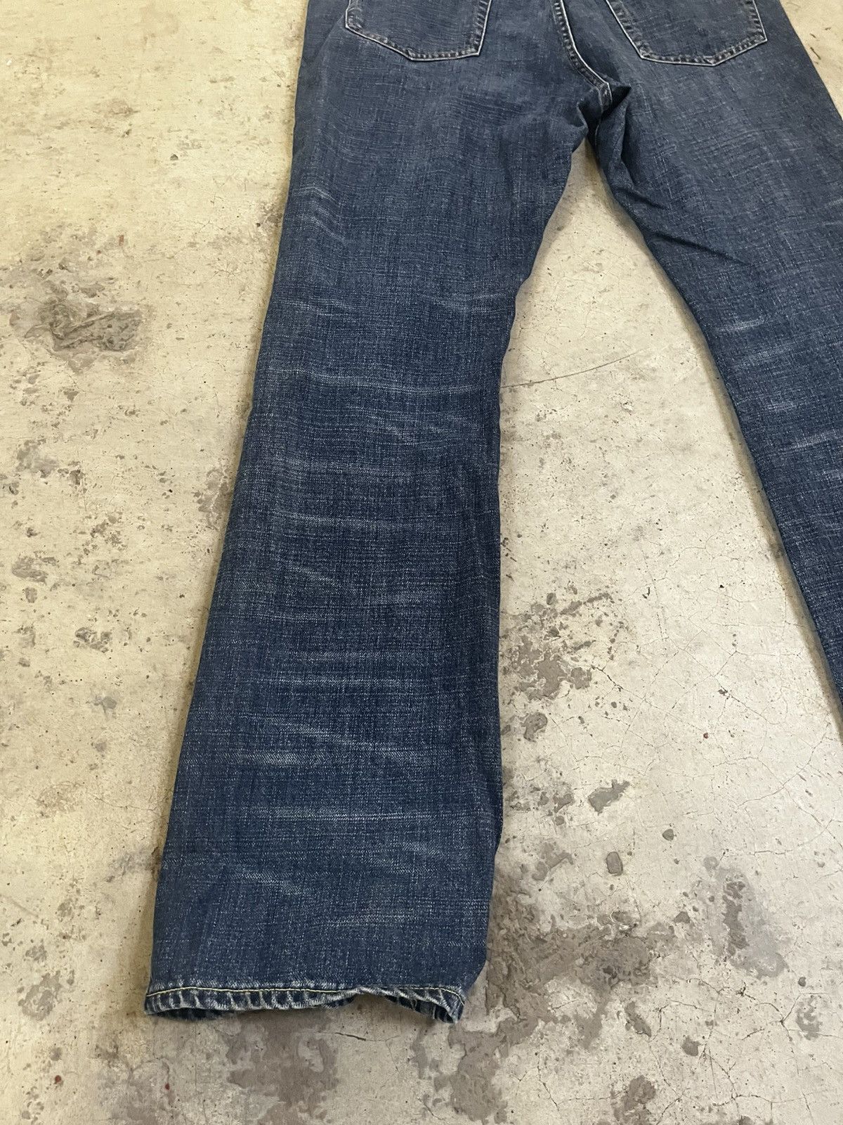 Japanese Brand × Uniqlo × Vintage Flared Jeans Uniqlo Japan Size US 34 / EU 50 - 7 Thumbnail