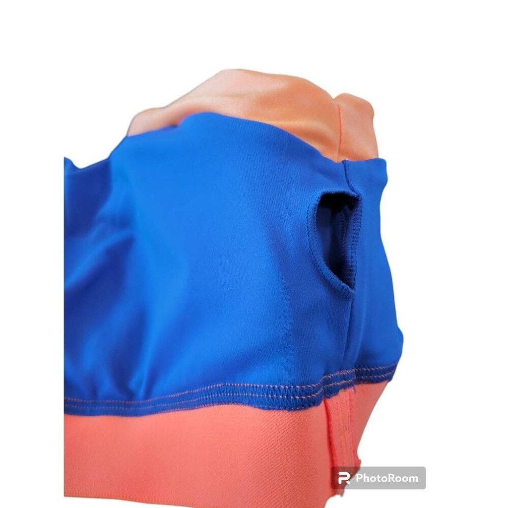 Other Cajubrasil Size M Blue, Orange Sports Bra Statement Strap Size ONE SIZE - 4 Thumbnail
