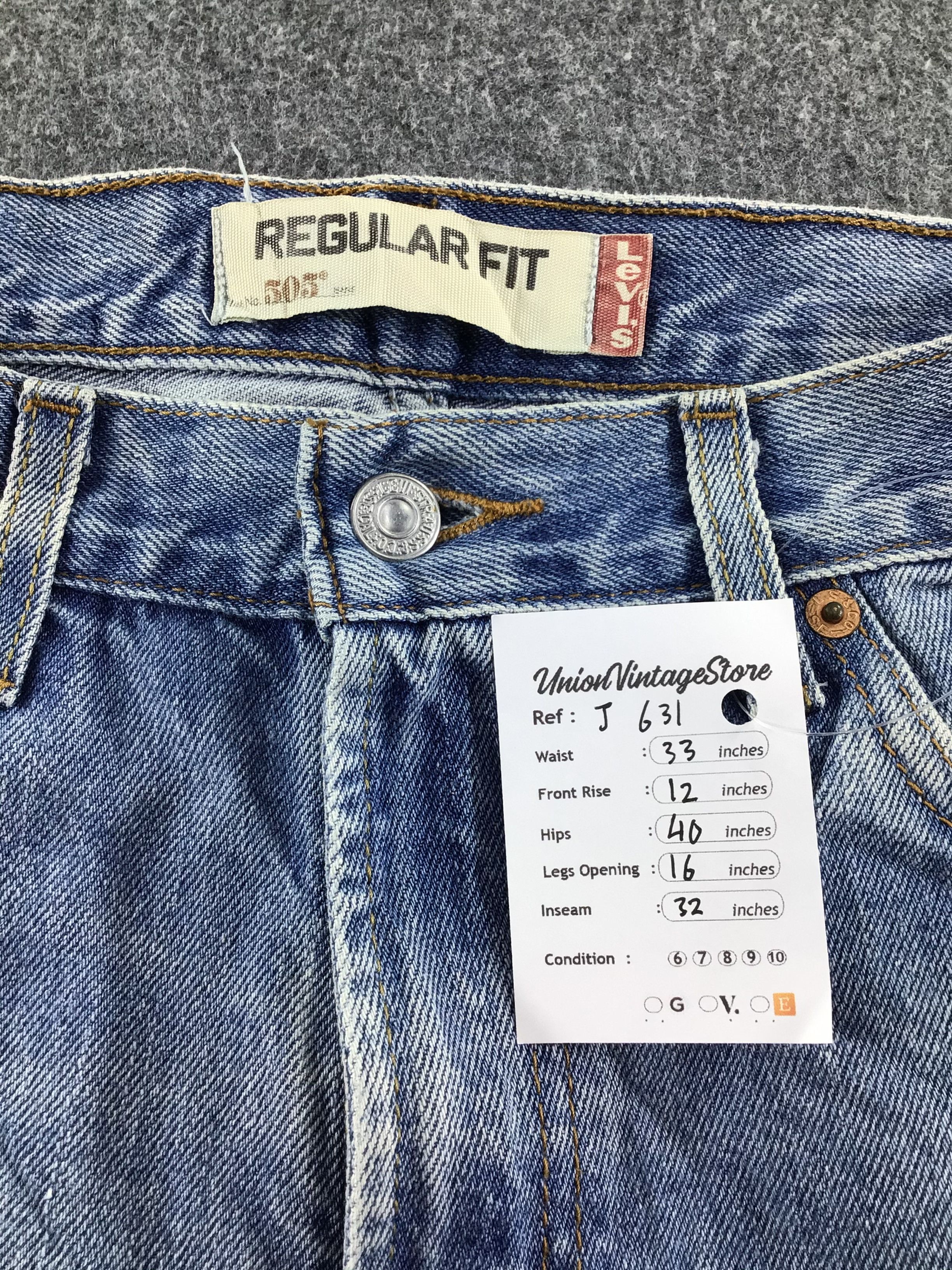 Levi's Vintage Levis 505 Jeans-J631 Size US 33 - 11 Thumbnail