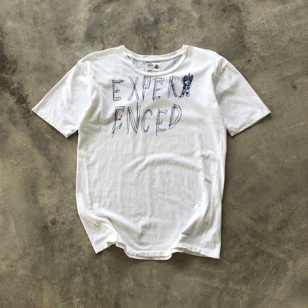 image of Ppfm “I Am Very Experienced” T-Shirt in White, Men's (Size Large)