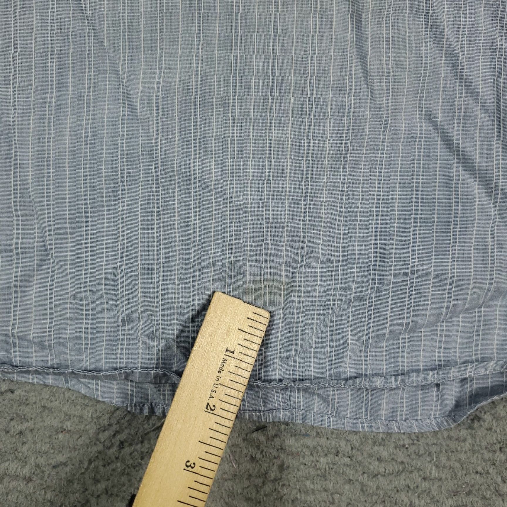 Theory Theory Blue Striped Dress Shirt Mens Size 16.5 Long Sleeve Cotton Classic Modern Size 42R - 6 Thumbnail