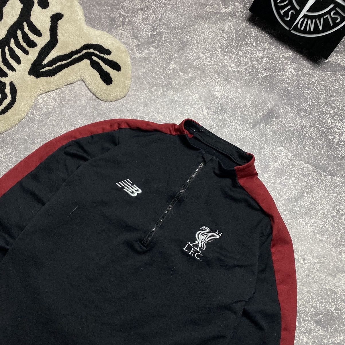 New Balance Vintage New Balance Liverpool Small logo team 1/3 sweatshirt Size US M / EU 48-50 / 2 - 2 Thumbnail