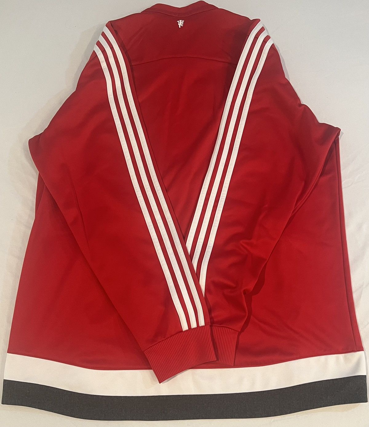 Adidas × Vintage 2015/16 Men’s Adidas Manchester United Anthem Jacket Red XL Size US XL / EU 56 / 4 - 4 Thumbnail