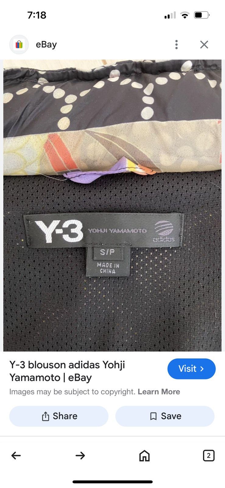 Y-3 y-3 blouson adidas yohji yamamoto Size US L / EU 52-54 / 3 - 2 Thumbnail