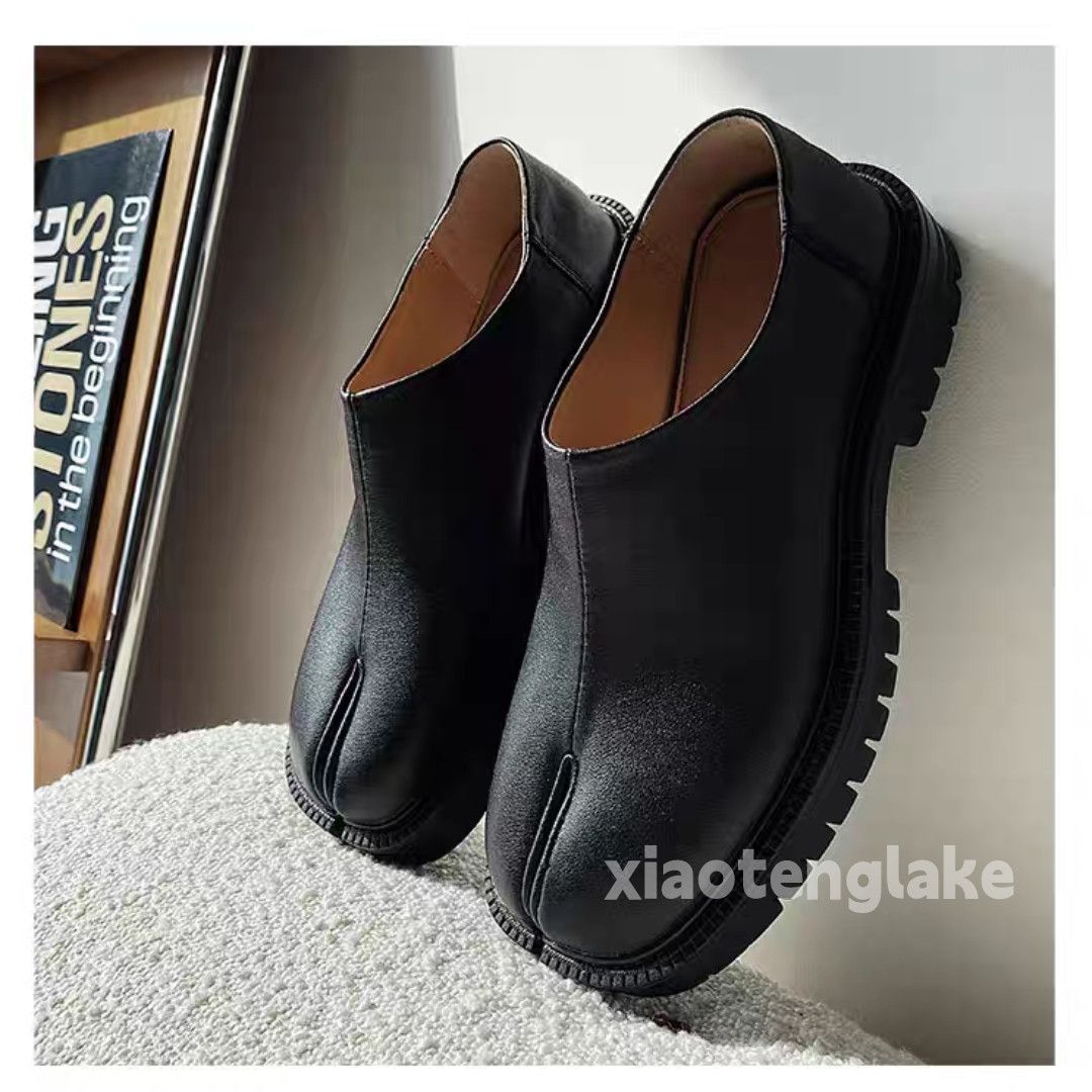 Vintage Unisex outdoor utility punk tabi slip on leather shoes Size US 11 / EU 44 - 4 Thumbnail