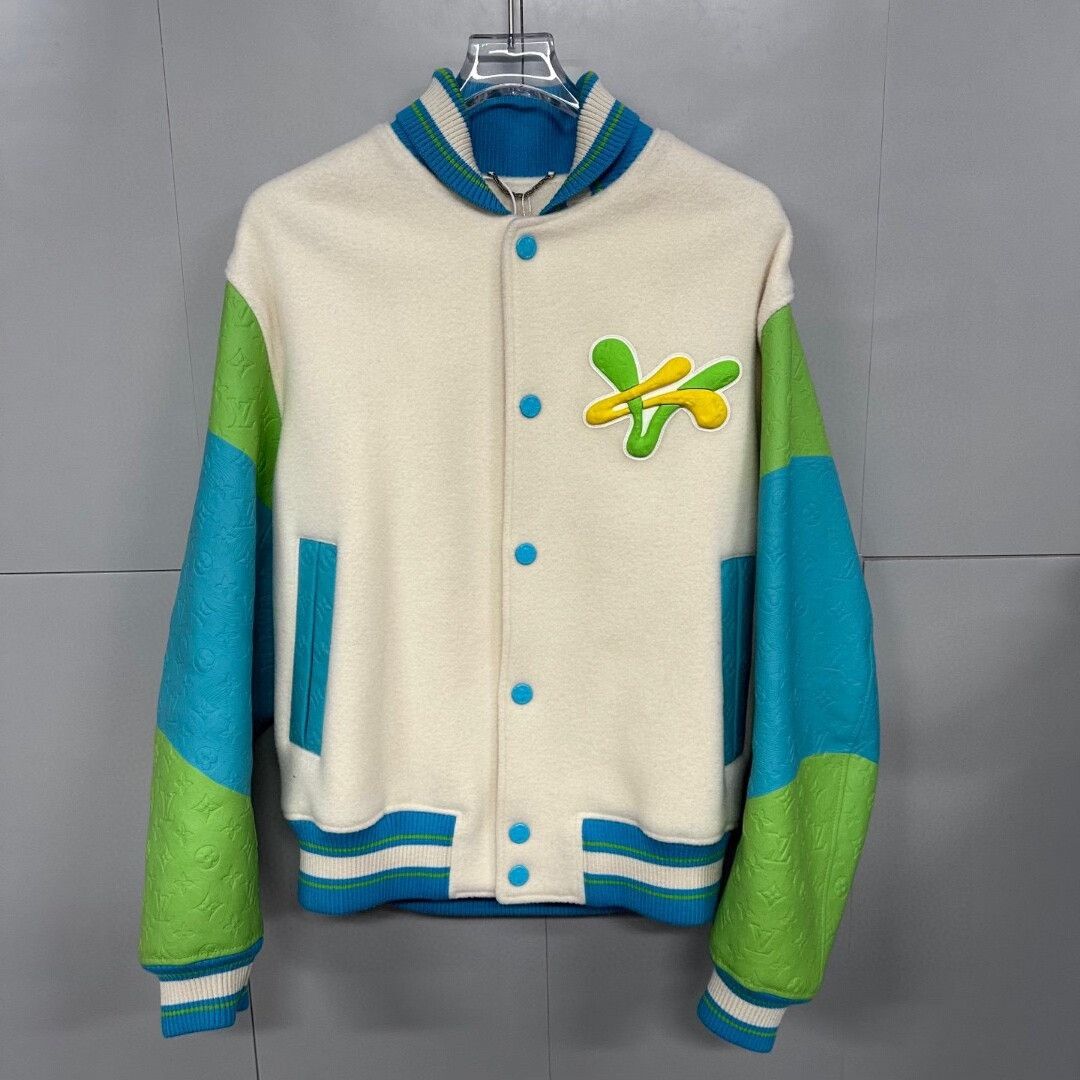 louis vuitton embroidered baseball jacket