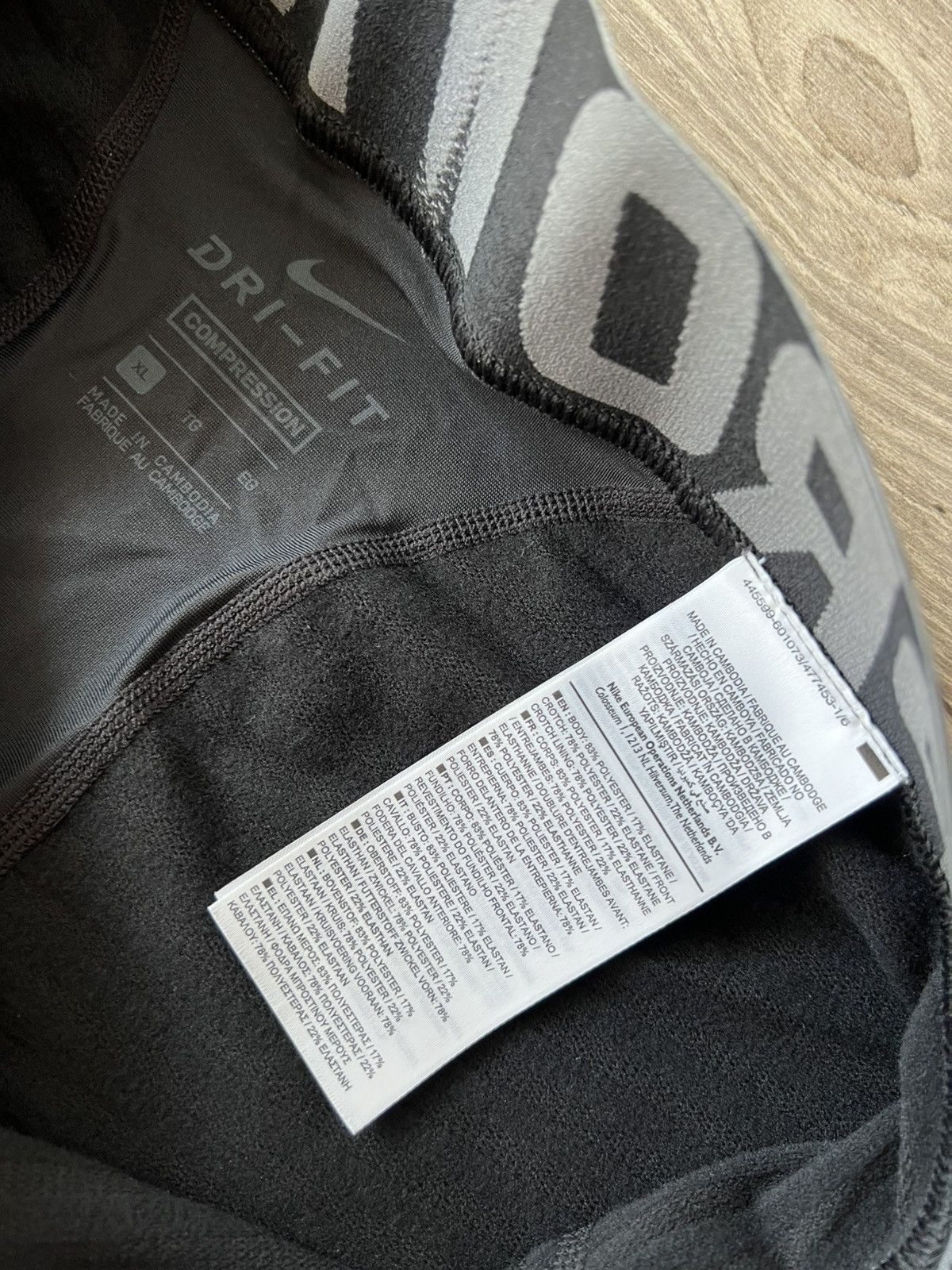 Nike ‼️Nike Pro Combat Dri-Fit Training Spandex Tights Pants‼️ Size US 34 / EU 50 - 15 Thumbnail