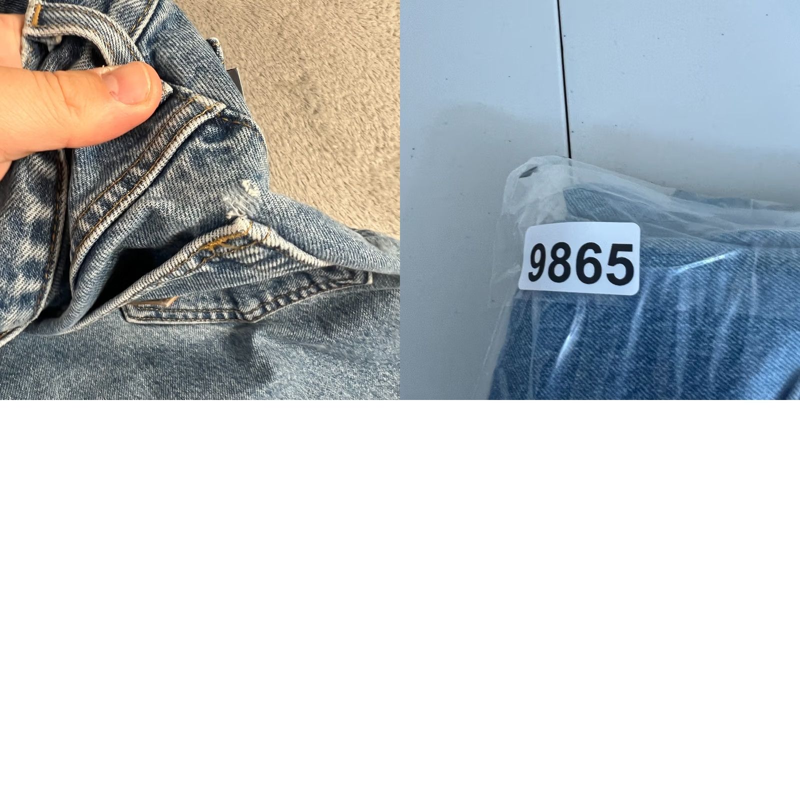 Carhartt VINTAGE Carhartt Jeans Mens 36x28 Blue Relaxed Fit Straight Denim Workwear B17-DST Size US 36 / EU 52 - 9 Thumbnail