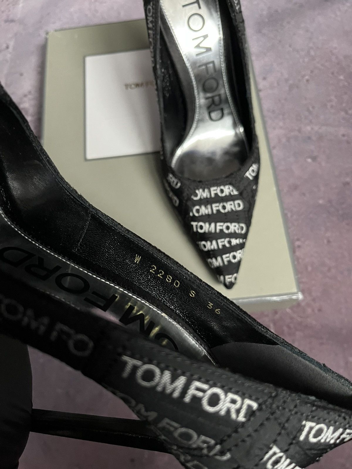 Tom Ford Tom Ford Label Covered T Screw Pointed Toe Size US 6.5 / IT 36.5 - 4 Thumbnail