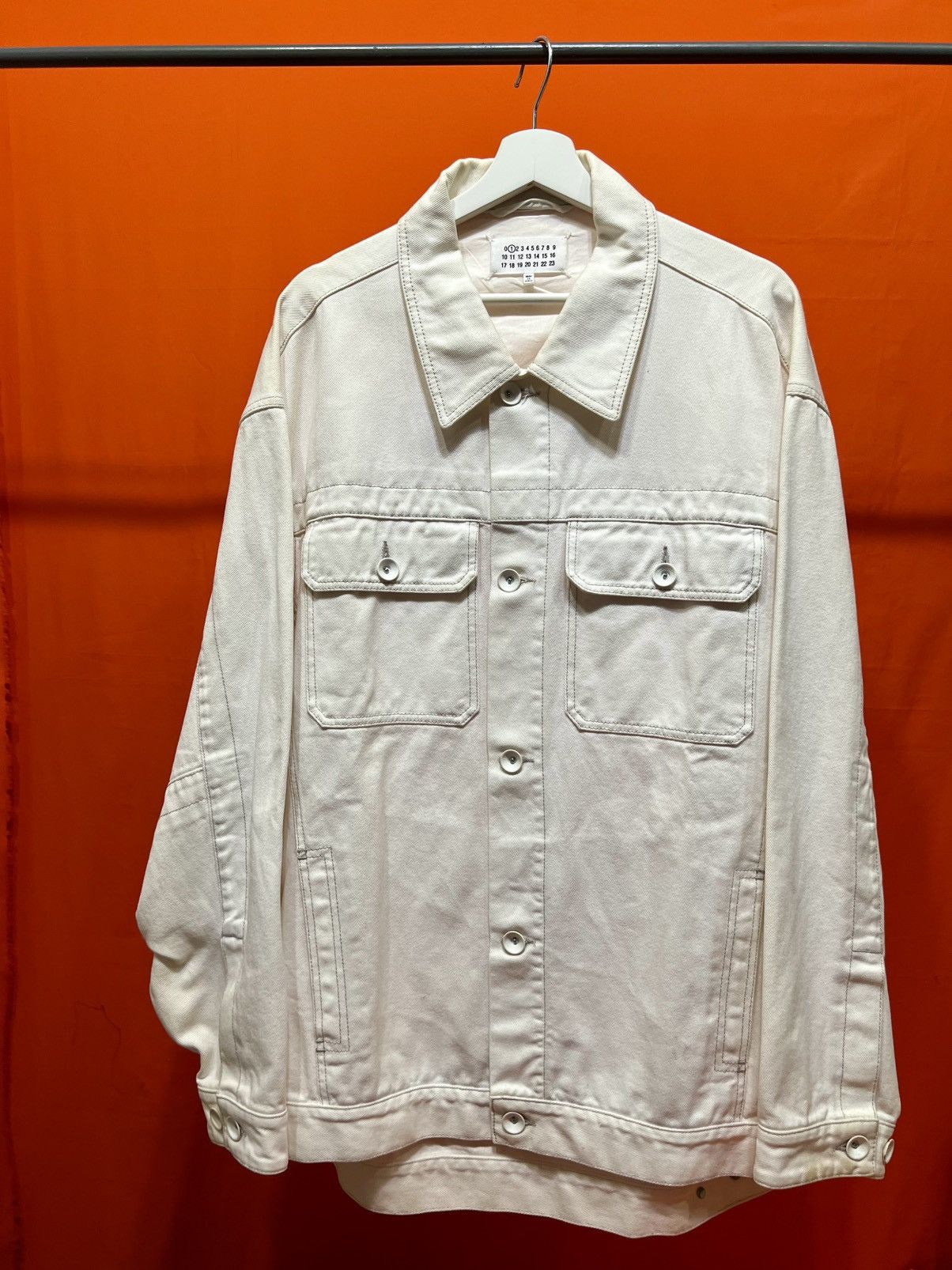 Maison Margiela Jumbo sized denim jacket ss2018 Size S / US 4 / IT 40 - 1 Thumbnail