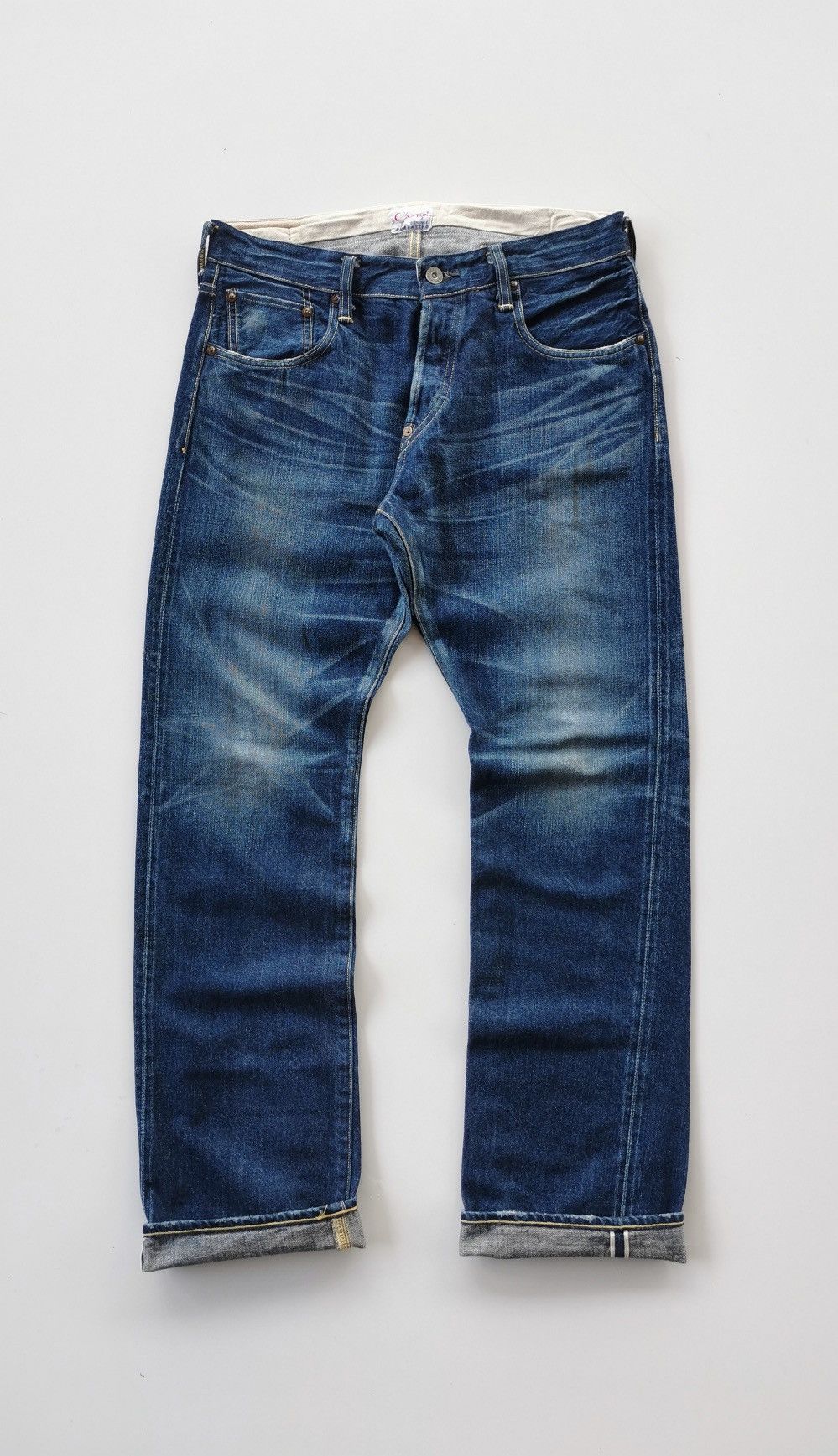 Jean Canton Selvedge Denim Jeans (R929224) Size US 30 / EU 46 - 1 Thumbnail