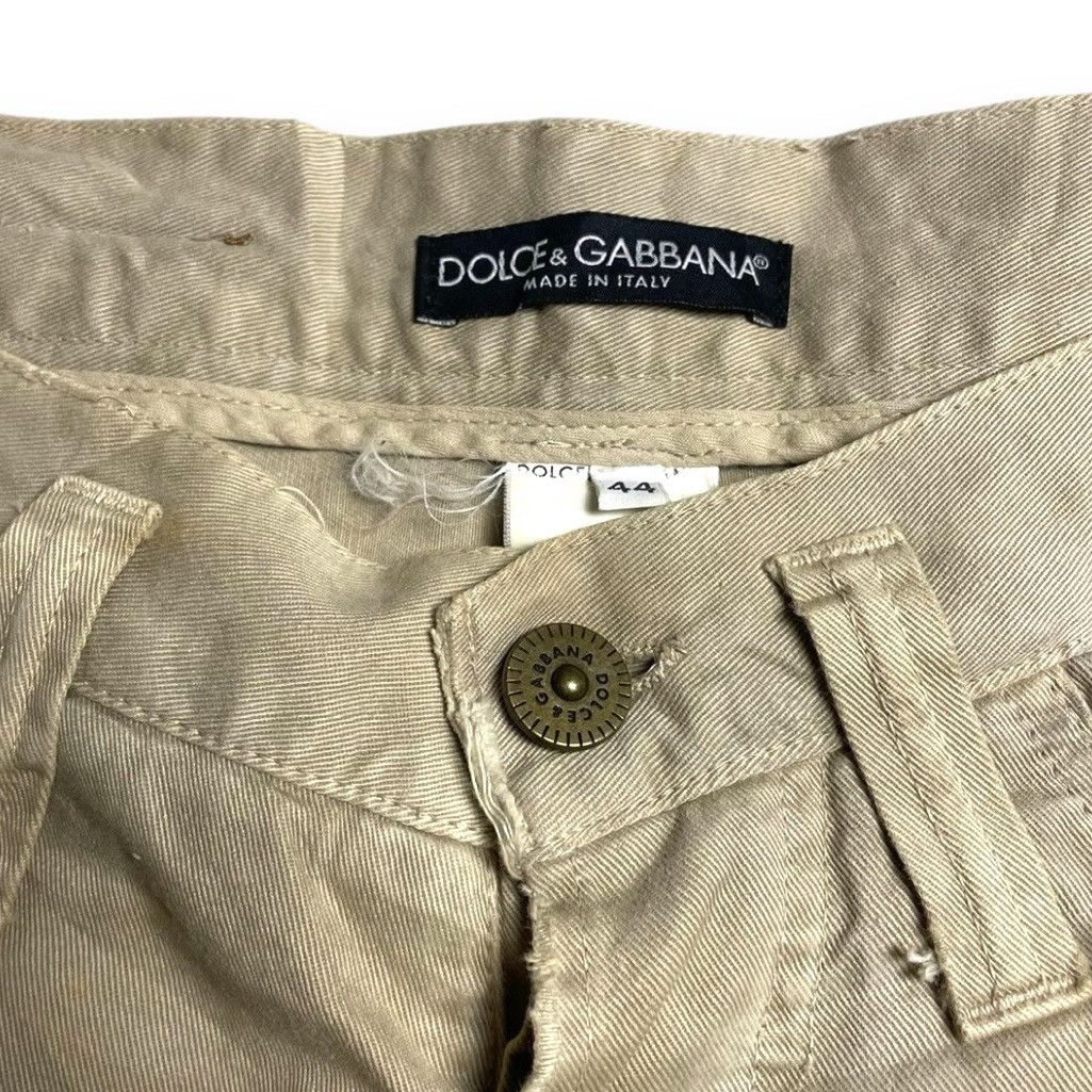 Dolce & Gabbana DOLCE & GABBANA DISTRESSED CHINO PANTS Size US 30 / EU 46 - 8 Thumbnail