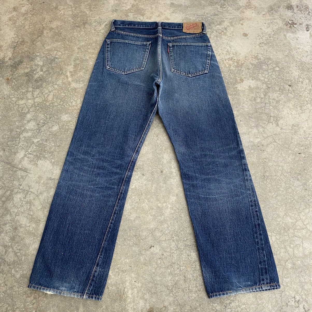 Denime Vintage 90’s Denime Japan Faded Blue Selvedge Jeans Size US 30 / EU 46 - 8 Thumbnail