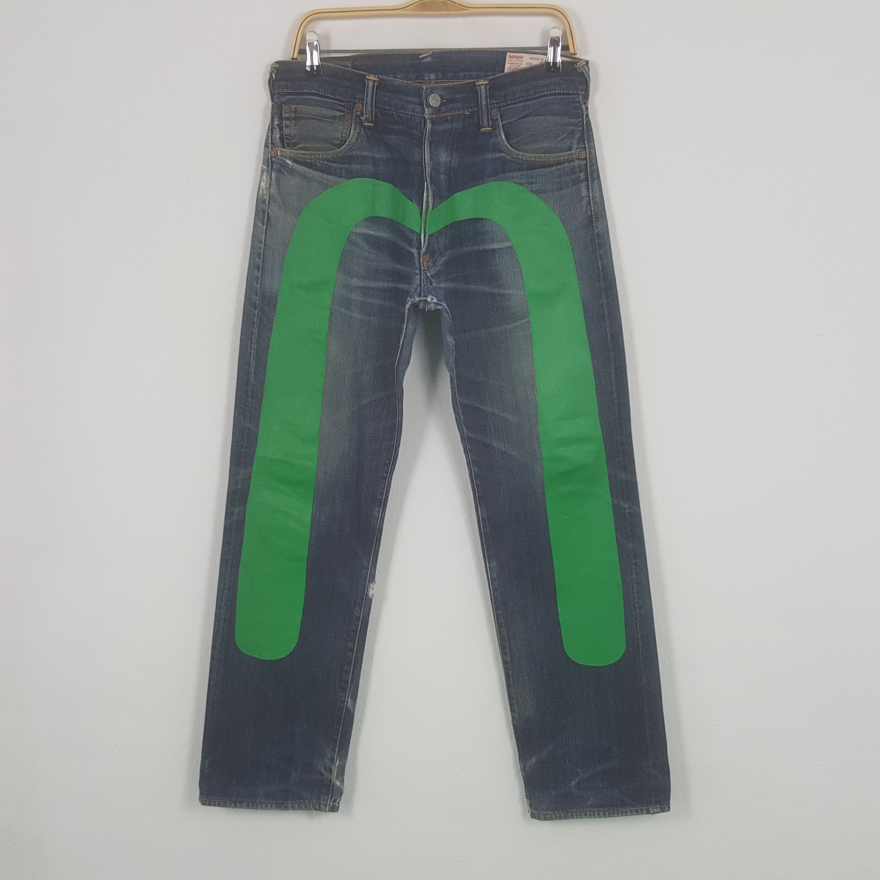 Evisu Vintage Evisu Japan Selvedge Custom Art Daicock Denim Jeans Size US 30 / EU 46 - 1 Thumbnail