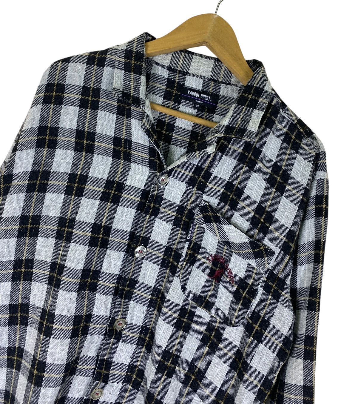 Kangol Kangol Sport Flannel Button Up LS Shirt Size US M / EU 48-50 / 2 - 4 Thumbnail