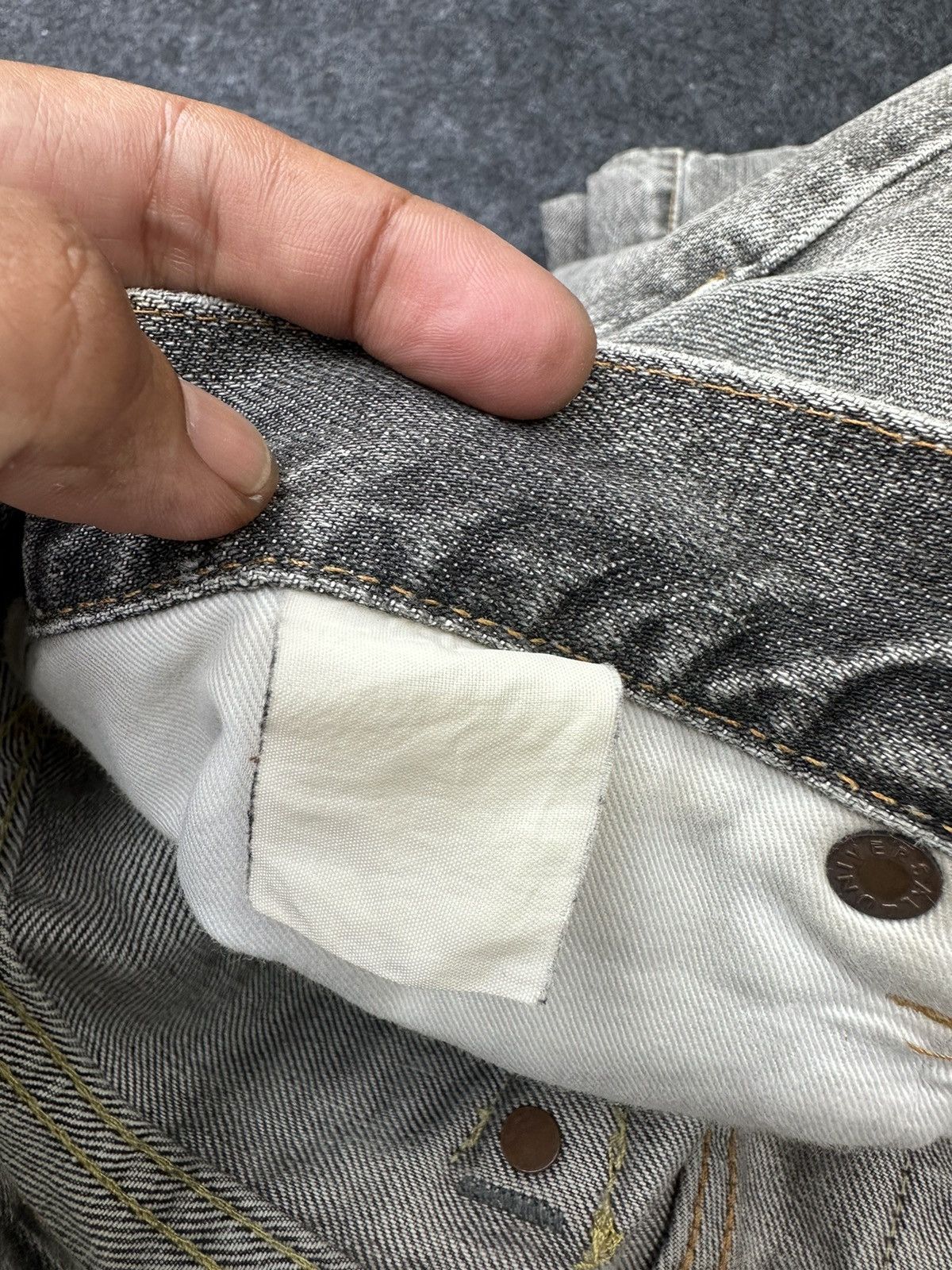 Japanese Brand Vintage Acoustic Japan Selvedge Faded Denim 30x30 D39 Size US 30 / EU 46 - 14 Thumbnail