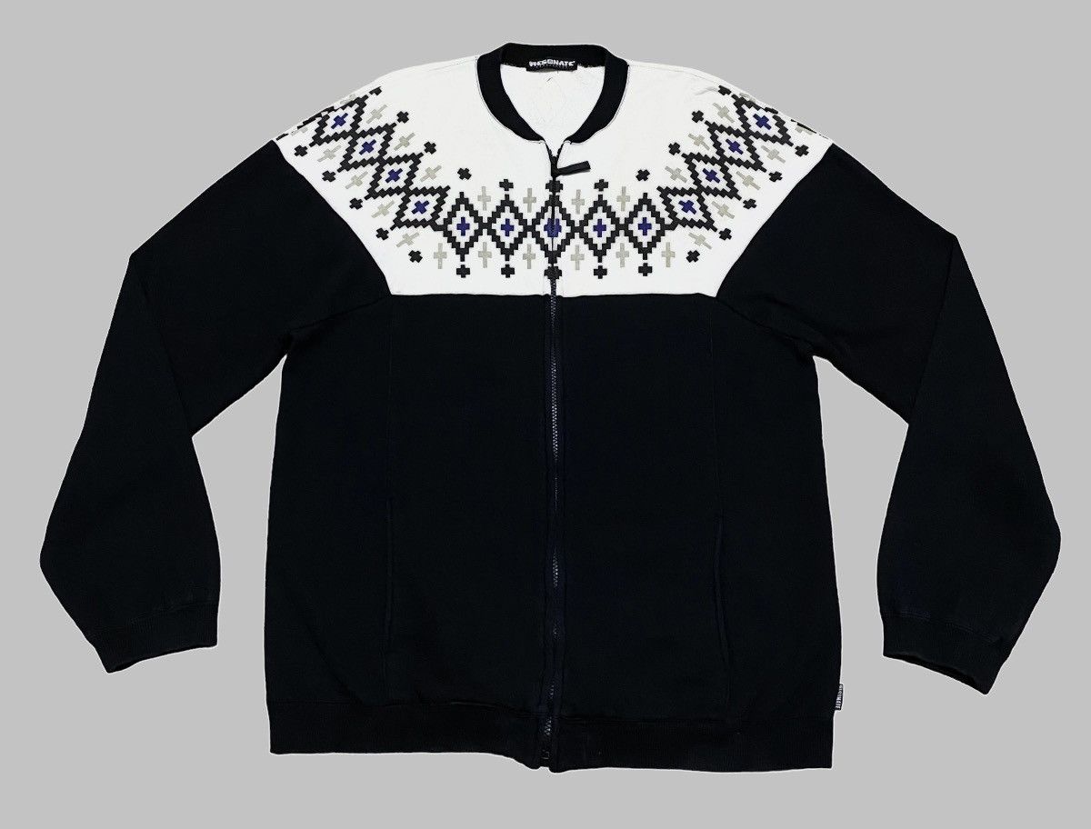 GOODENOUGH Vintage Good Enough Resonate Zipper Navajo Sweatshirt 2000s Size US XL / EU 56 / 4 - 1 Thumbnail