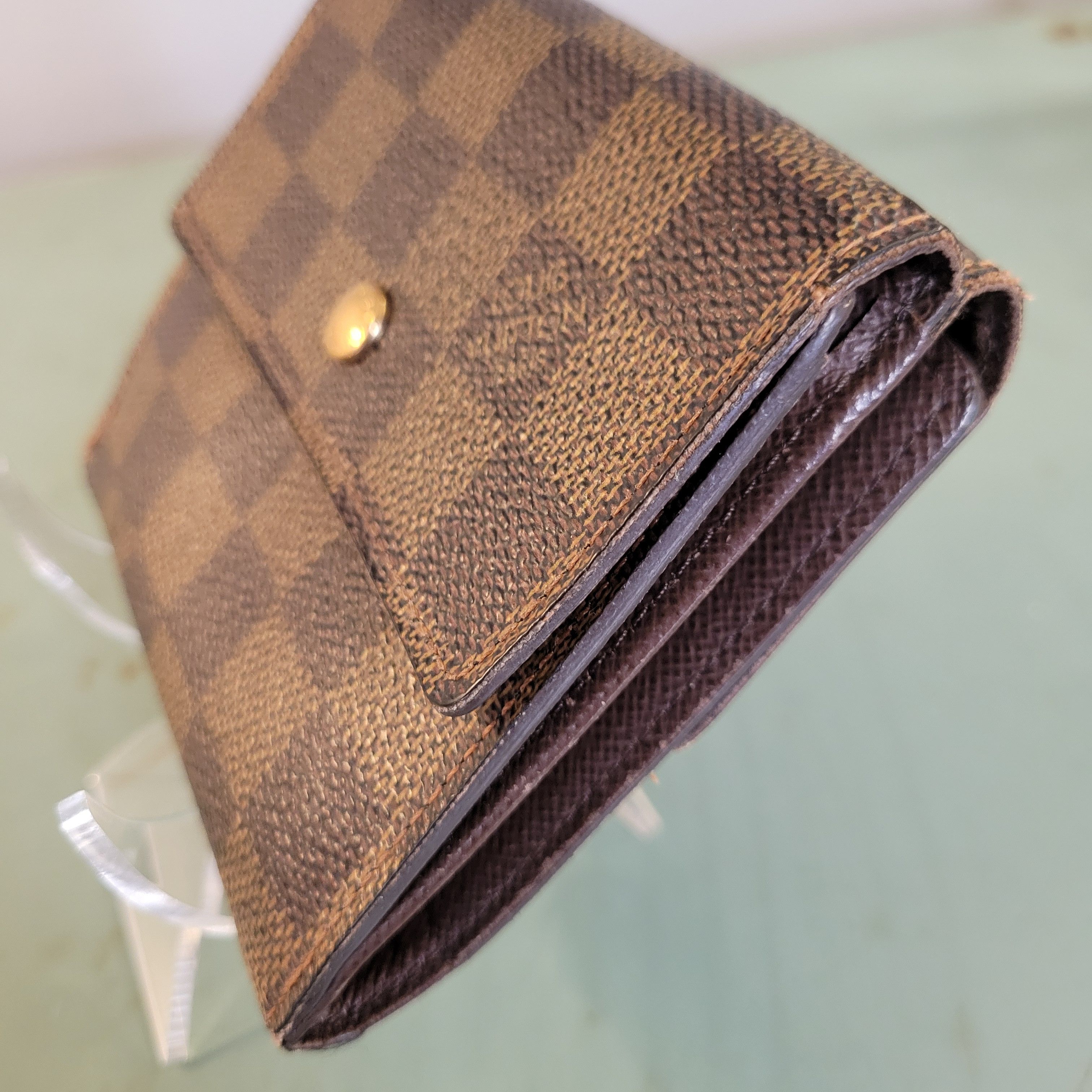 Louis Vuitton Louis Vuitton Damier Ebene Compact Double Snap Wallet Size ONE SIZE - 2 Thumbnail