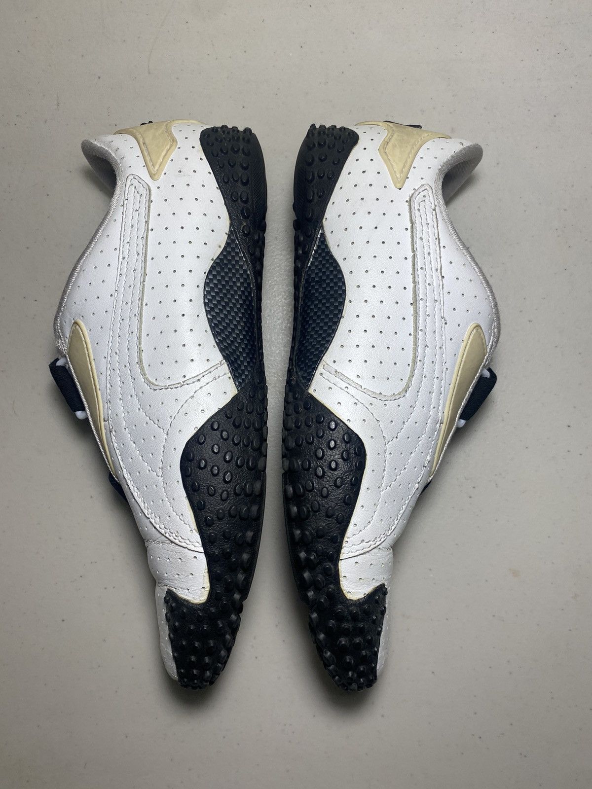 Puma PUMA Mostro White Leather Driving/Riding Shoes Size US 7 / IT 37 - 7 Thumbnail
