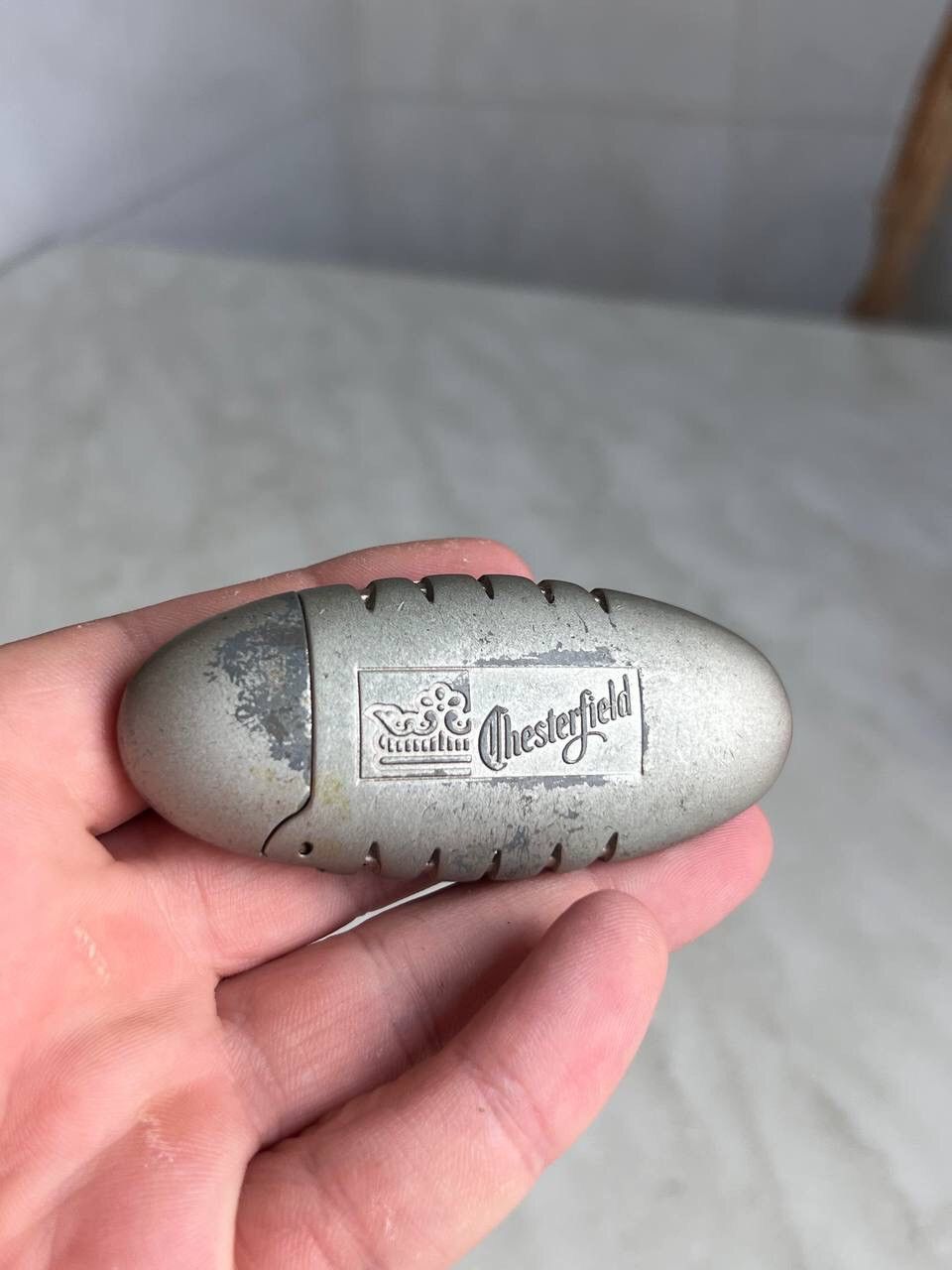 Marlboro Vintage CHESTERFIELD STEEL lighter case logo collections 90s Size ONE SIZE - 3 Thumbnail