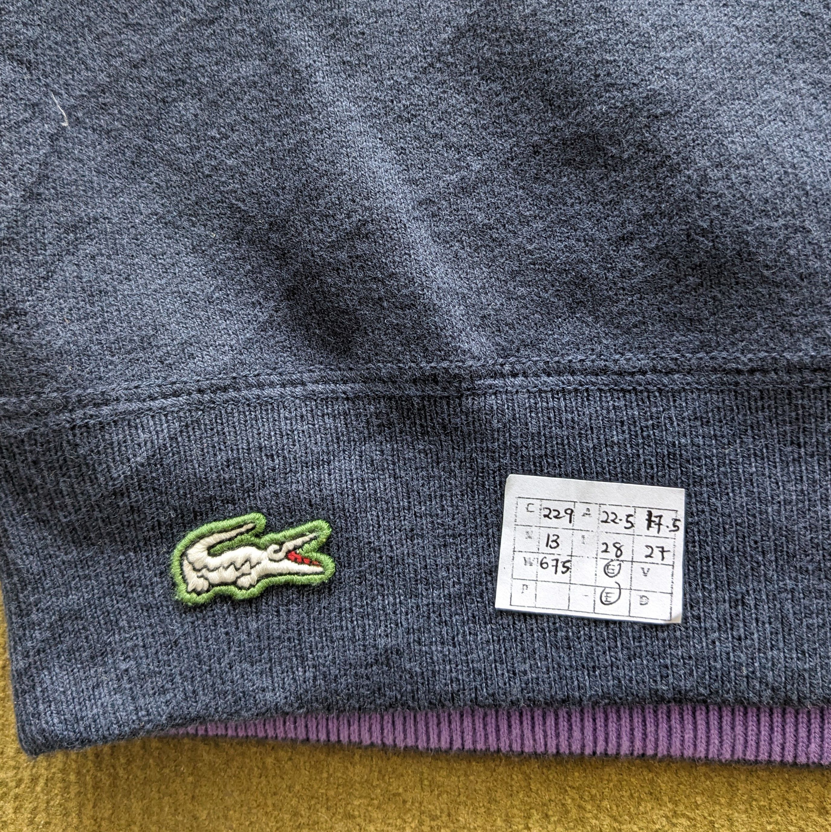 Lacoste Vintage LACOSTE Fashion Brand Reversible Sweatshirt Size US M / EU 48-50 / 2 - 9 Thumbnail