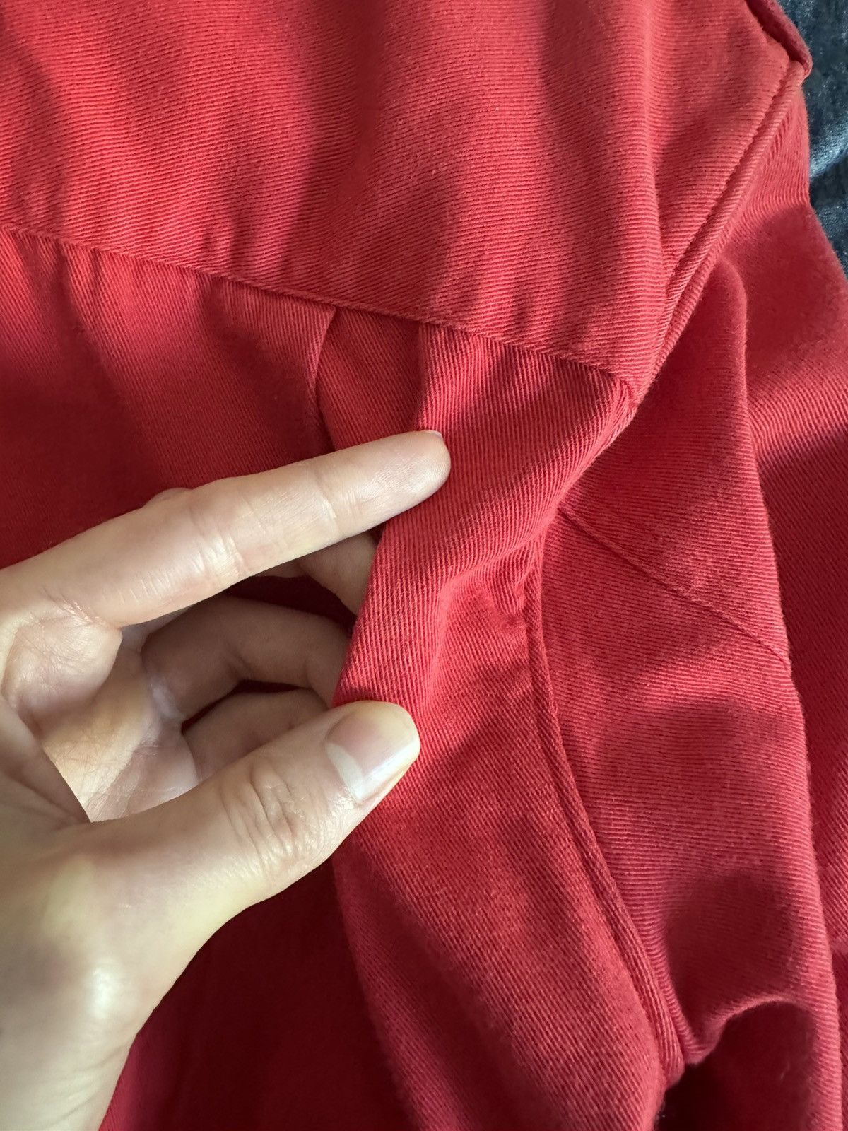 Helmut Lang SS1997 Military Officer’s Shirt in Red Size US M / EU 48-50 / 2 - 17 Thumbnail