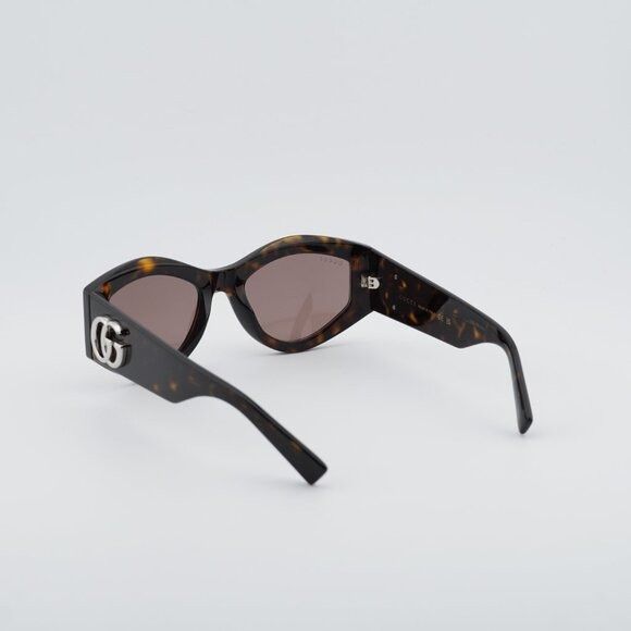 Gucci Gucci GG1951S 002 Sunglasses Havana Cat Eye Frame Size ONE SIZE - 9 Thumbnail