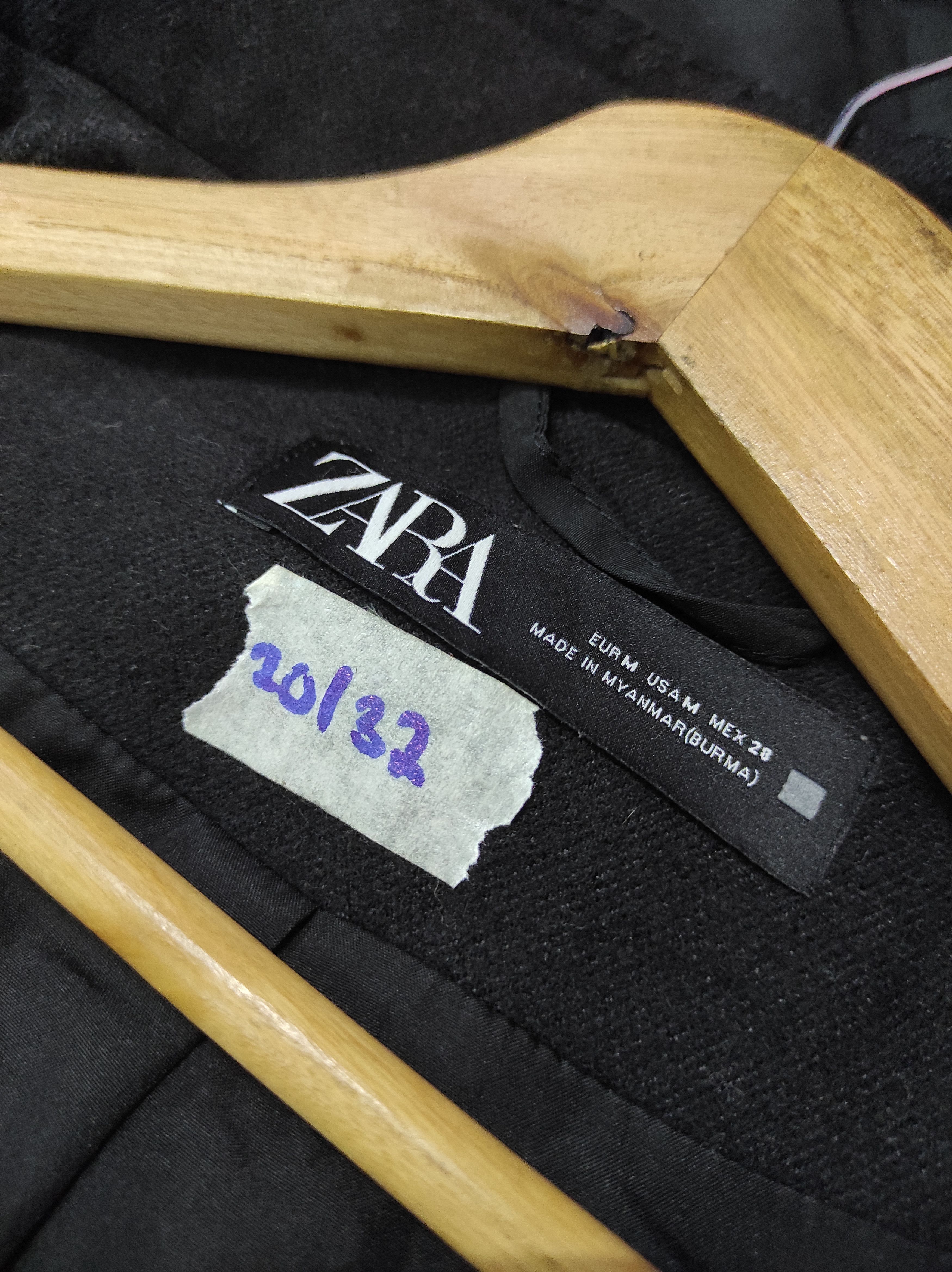 Japanese Brand × Zara ZARA BLACK OVERCOAT LONG JACKET HOODED Size M / US 6-8 / IT 42-44 - 5 Thumbnail